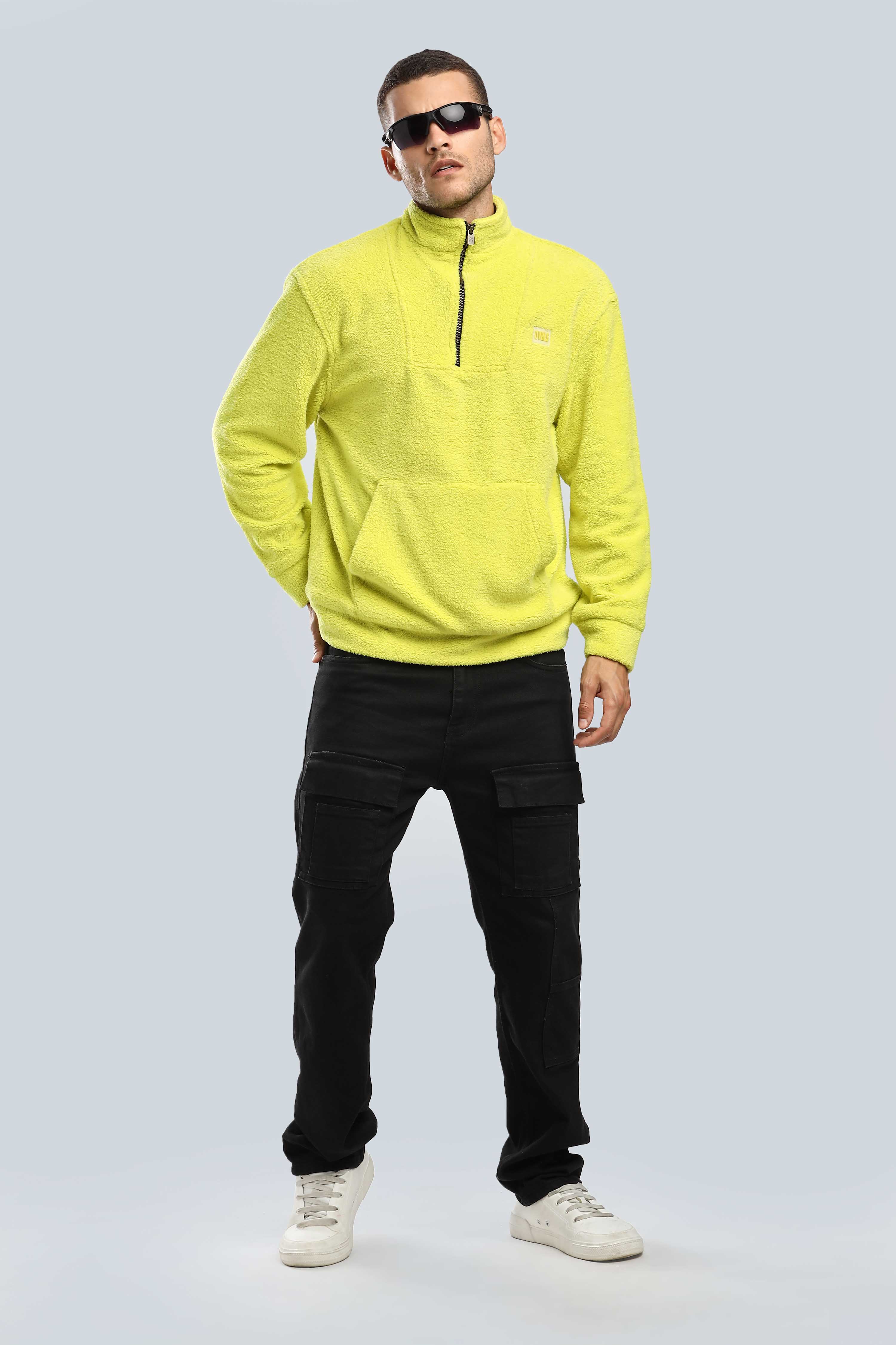 Artic Lime Sherpa Sweatshirt - Image 10