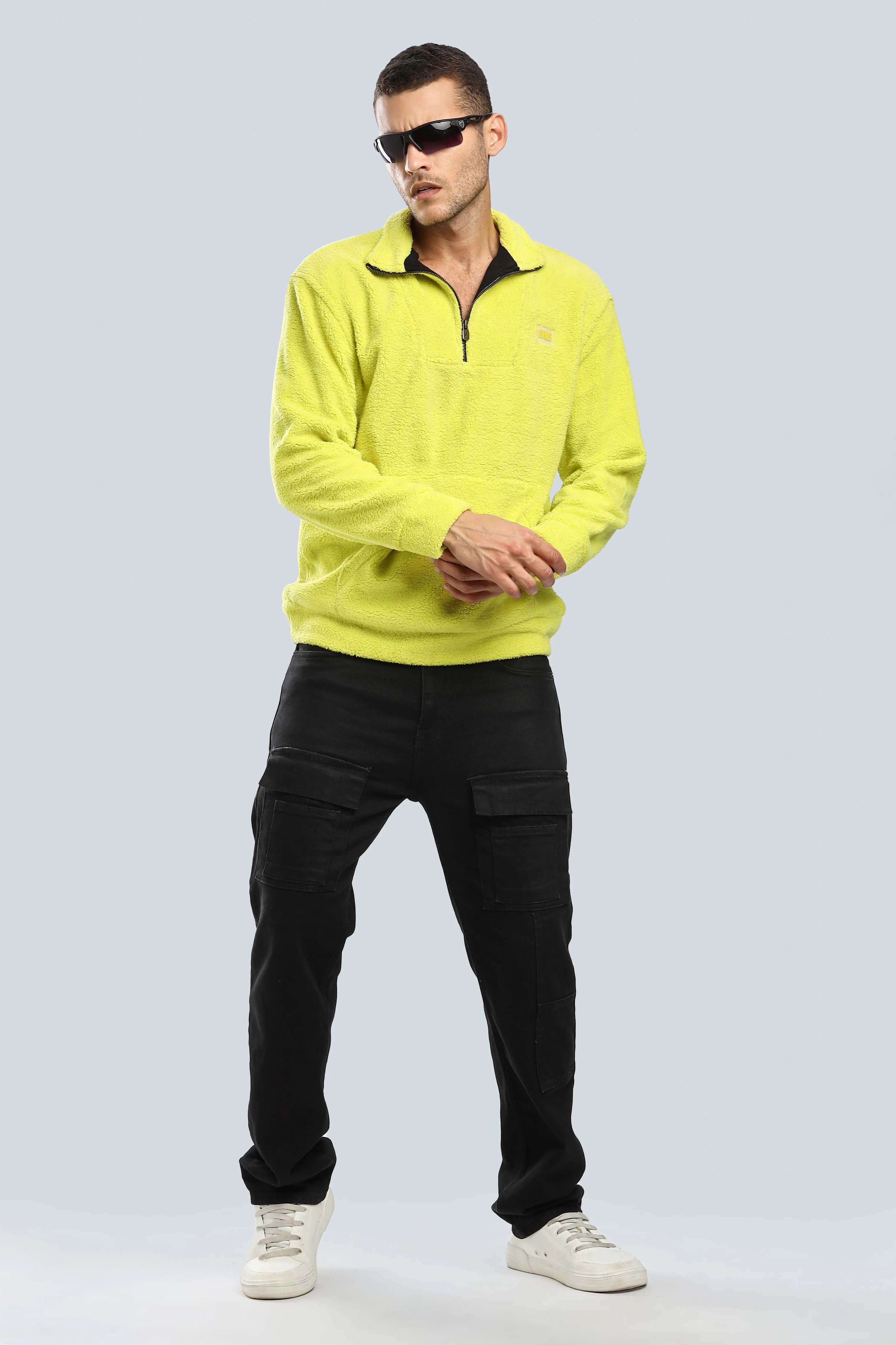 Artic Lime Sherpa Sweatshirt - Image 12