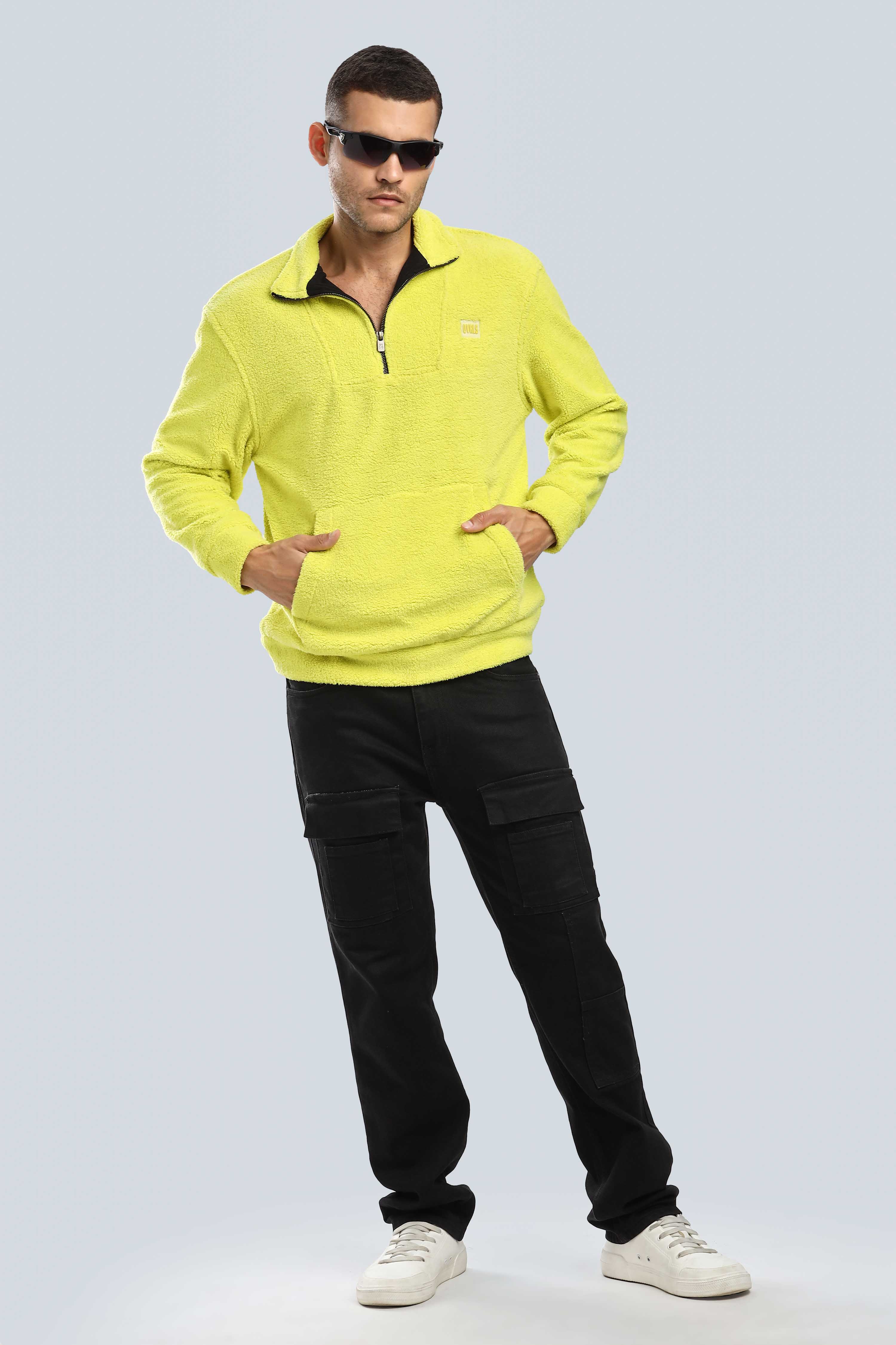 Artic Lime Sherpa Sweatshirt - Image 13