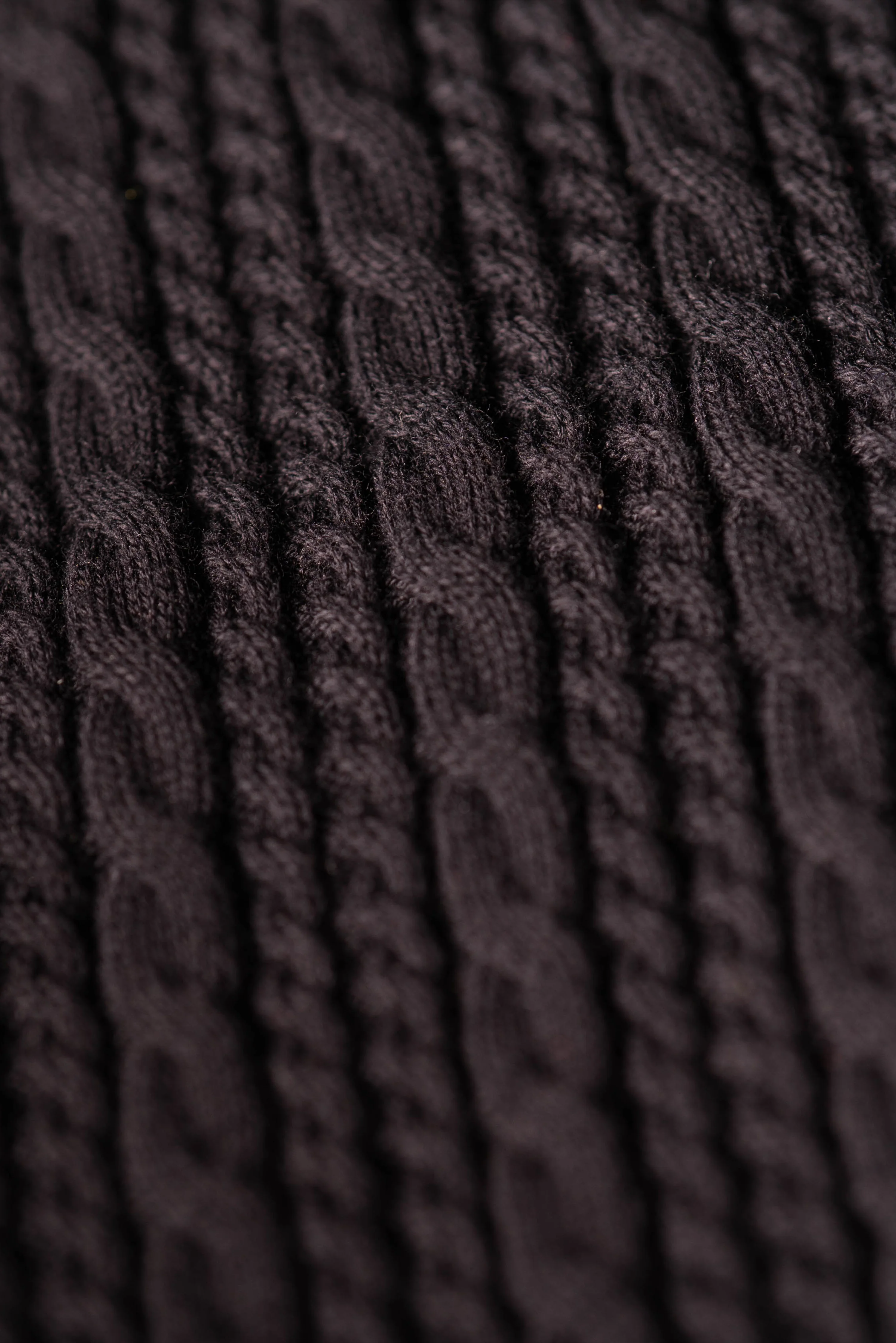 Black Cabel Knit T-Shirt - Image 5