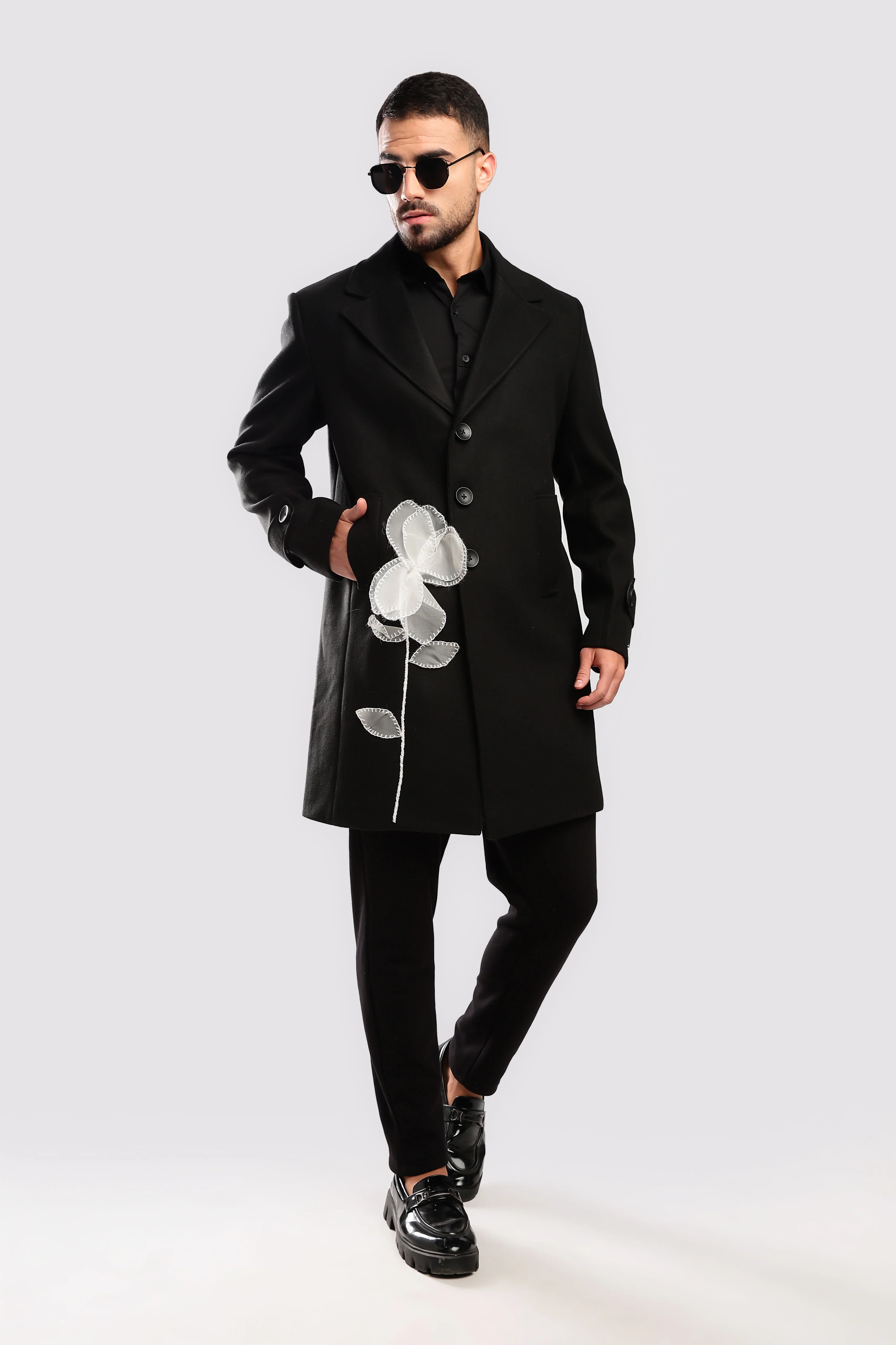 Black Long Coat - Image 11