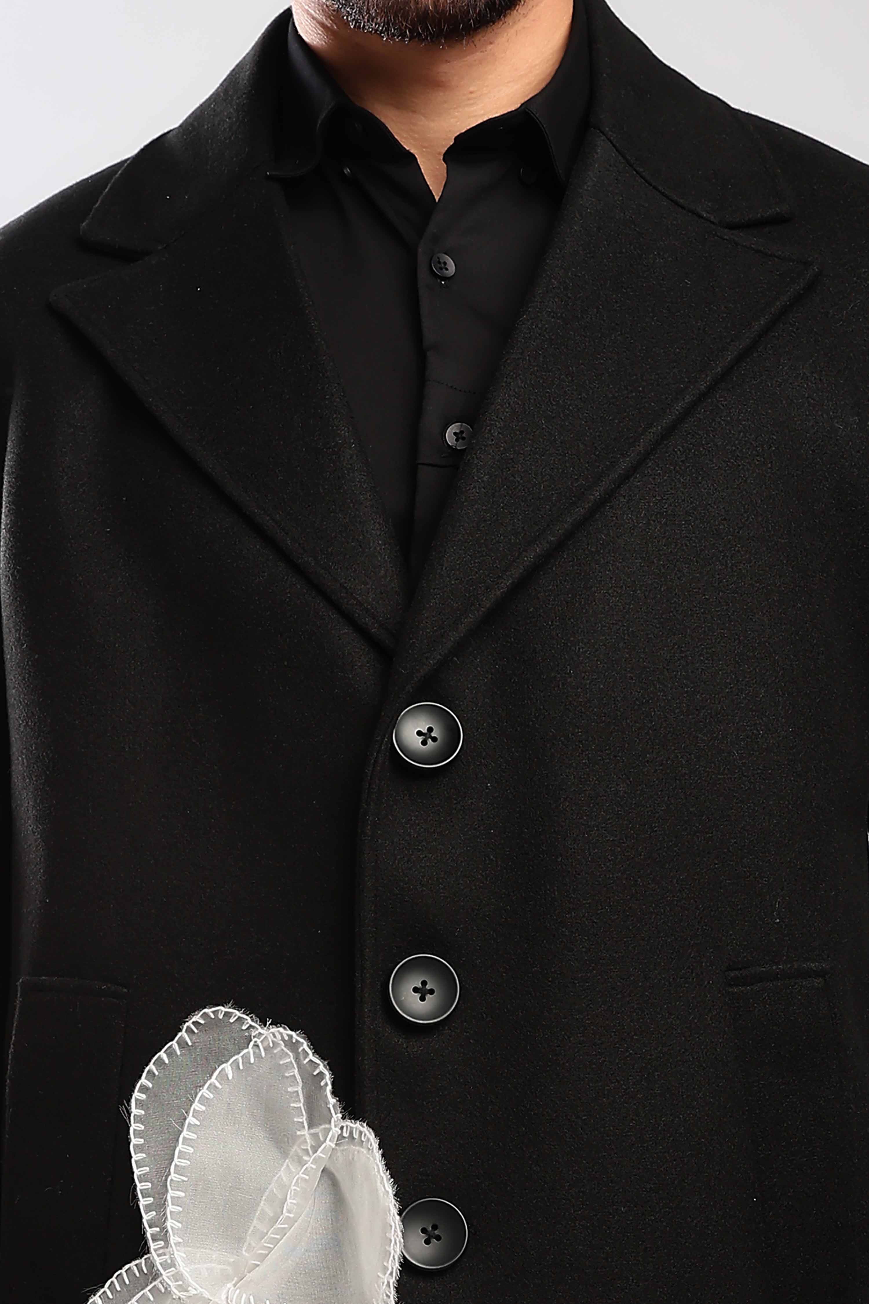 Black Long Coat - Image 4