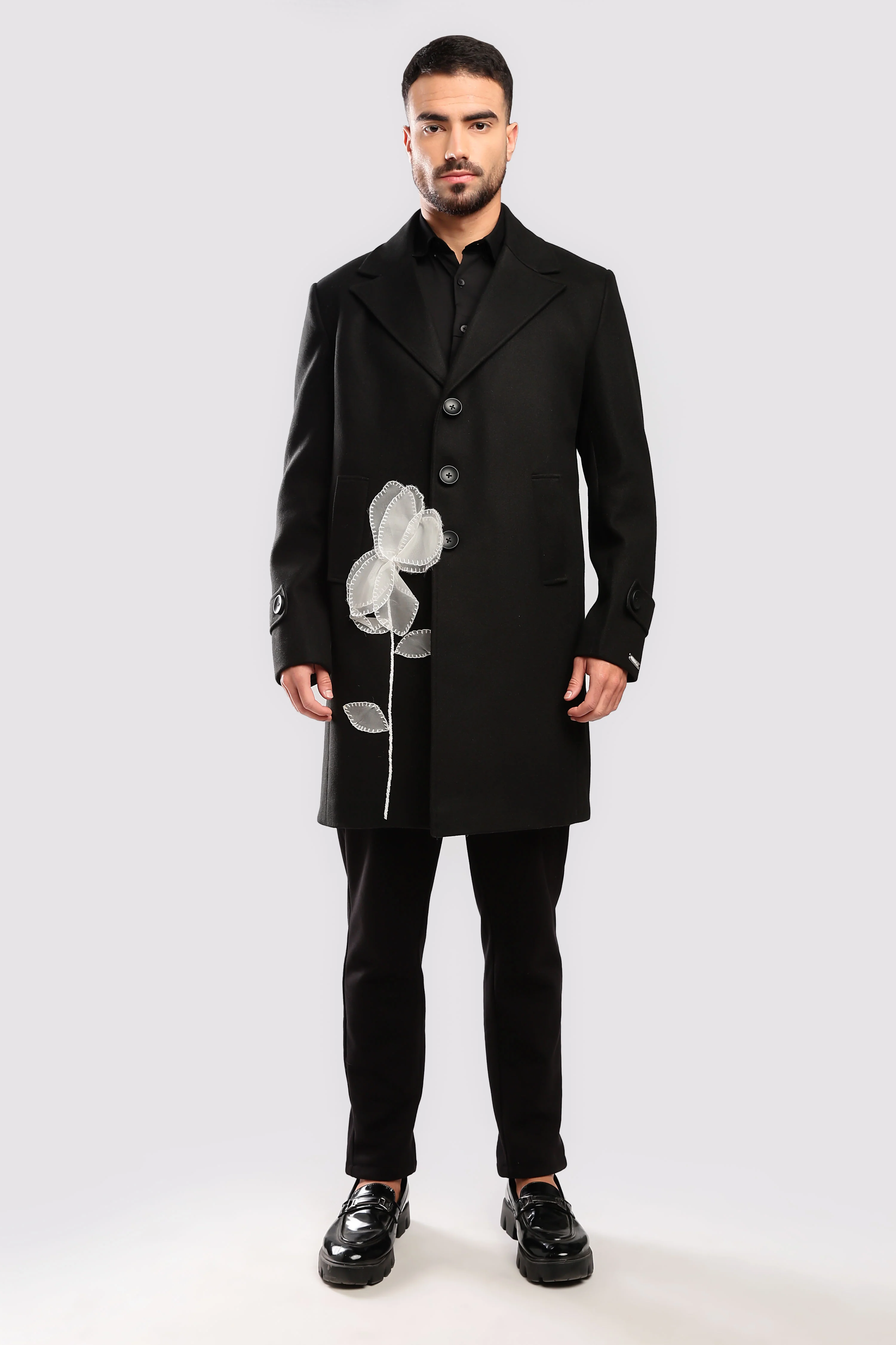 Black Long Coat - Image 8