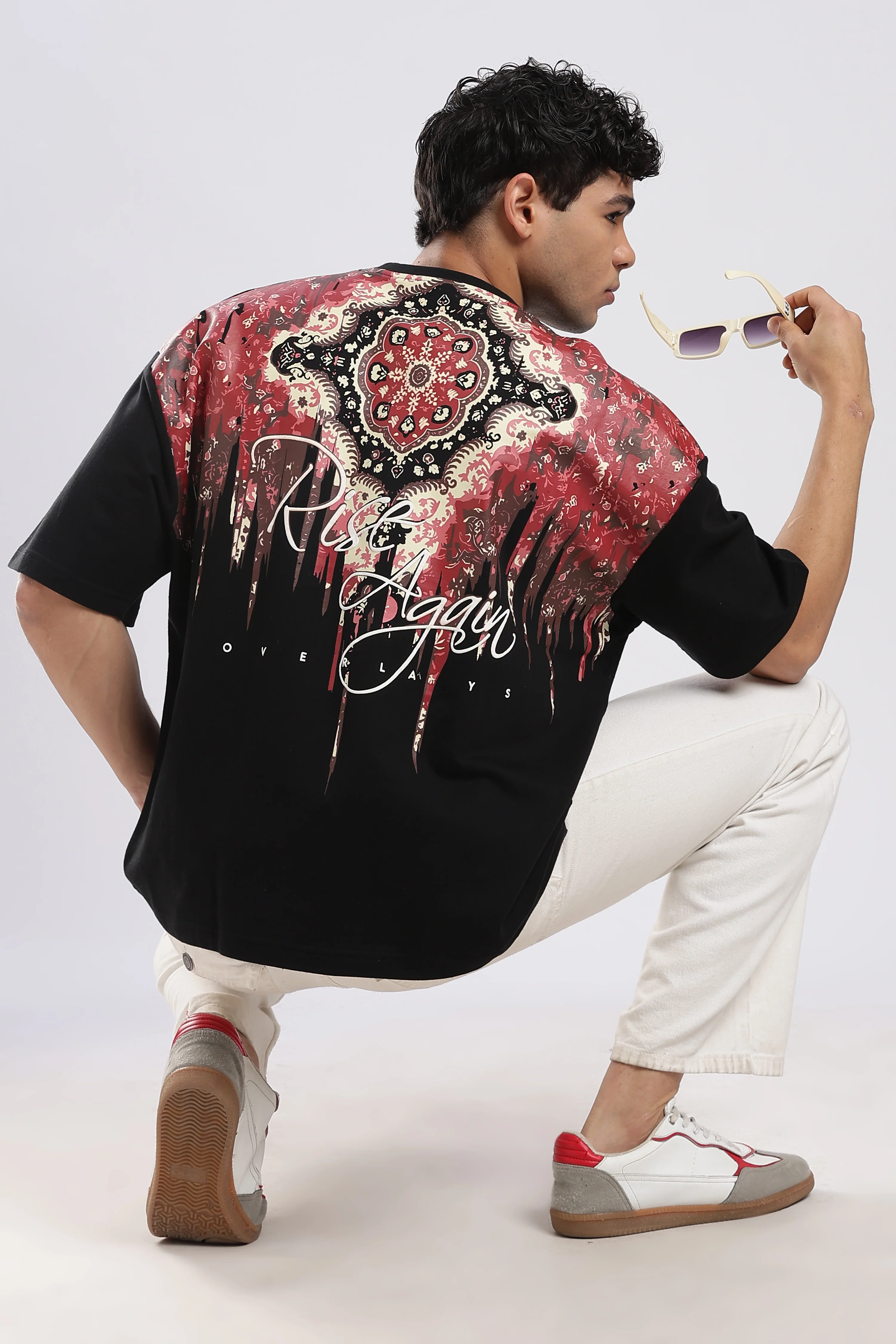 Carpedian Black Oversized Tshirt - Image 16