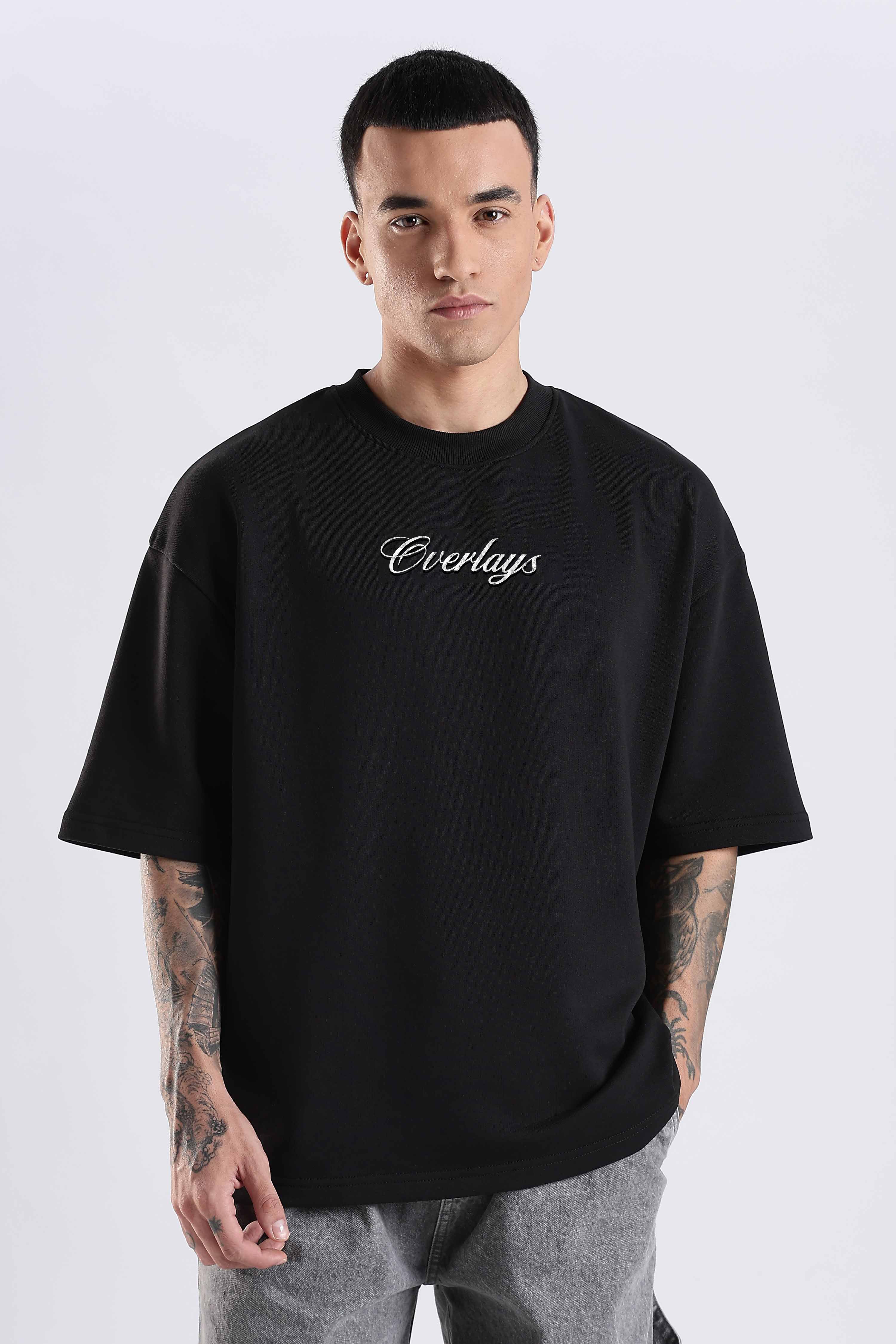 Carpedian Black Oversized Tshirt - Image 4