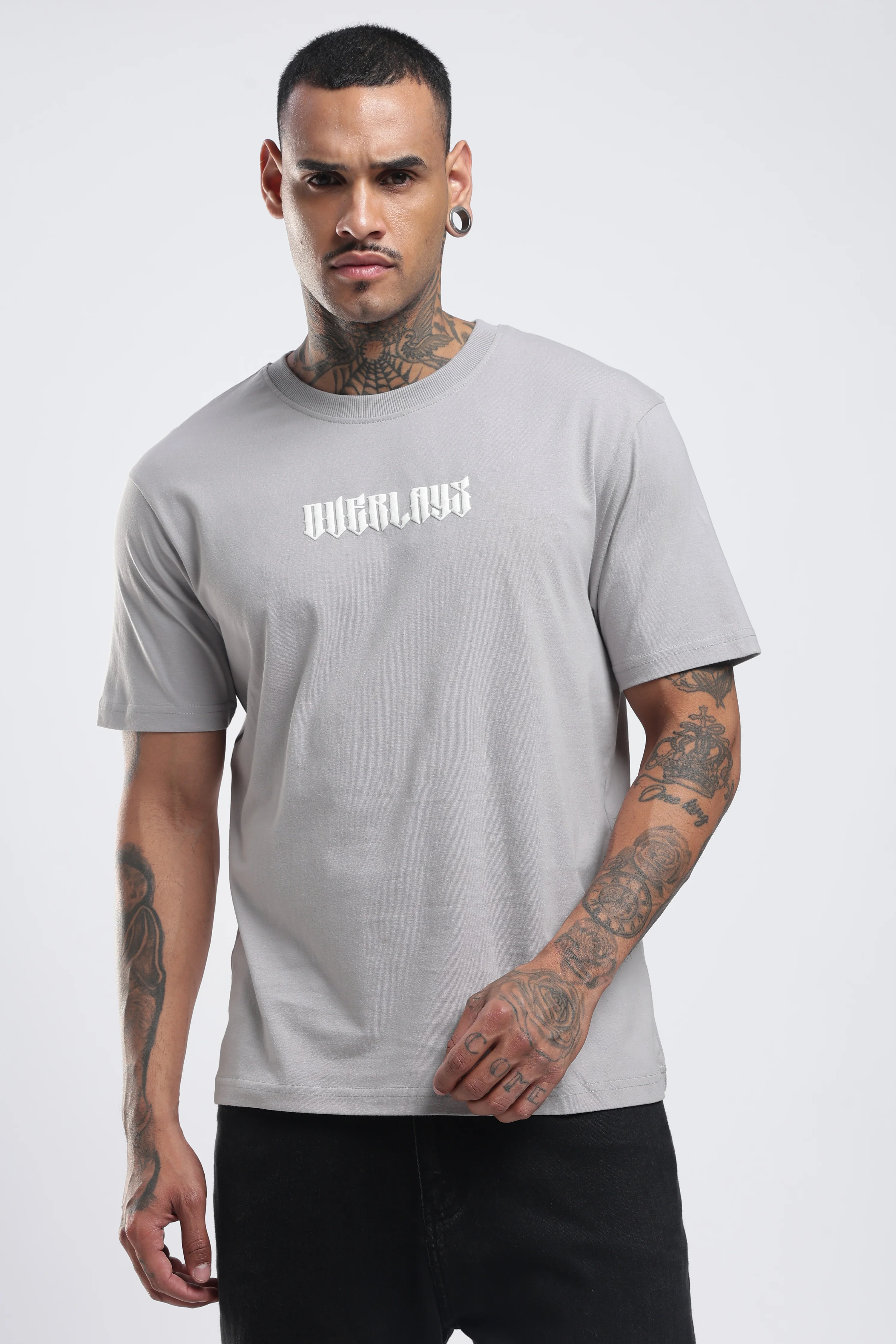 Chase Grey Relaxed Fit T-Shirt - Image 8