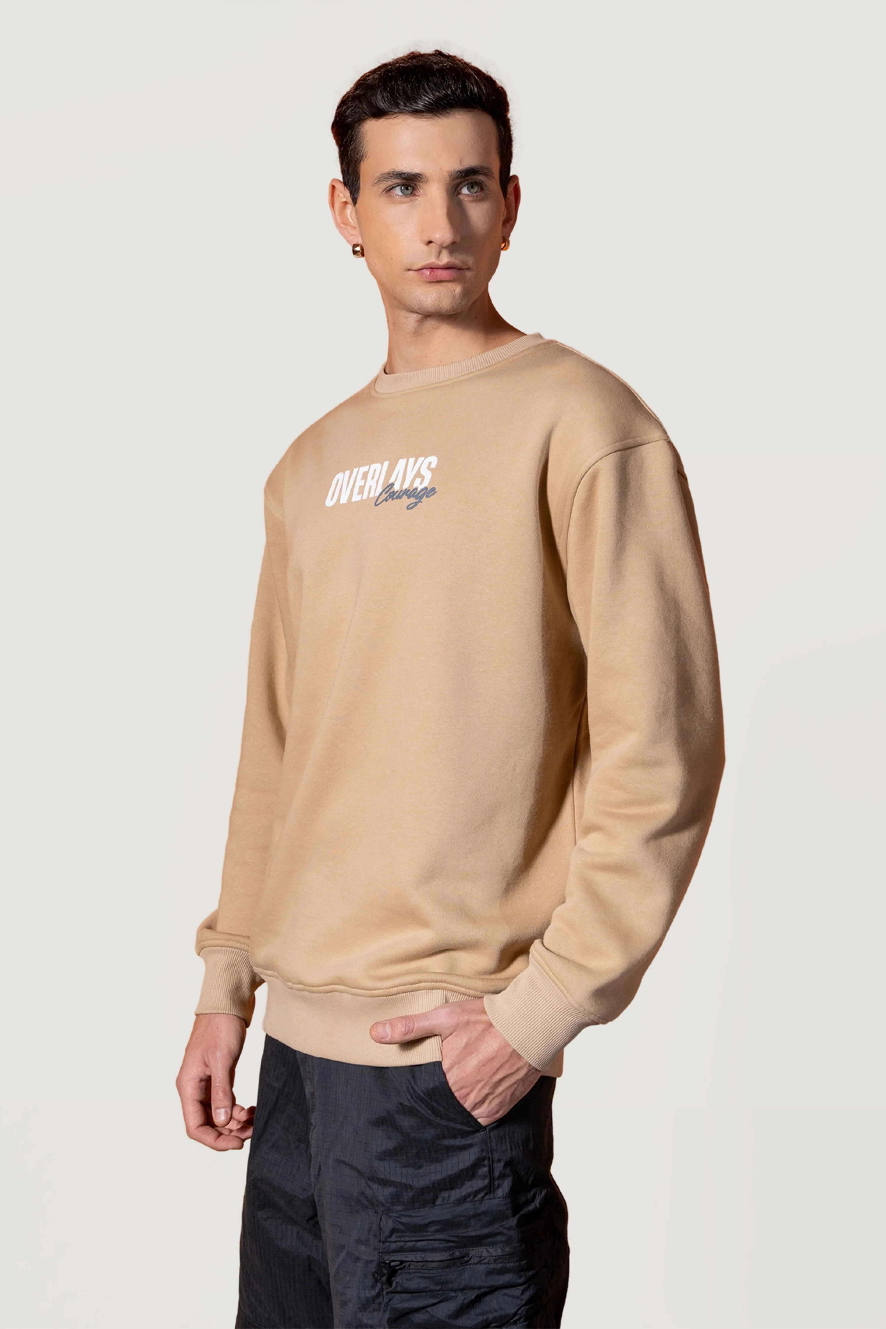 Courage Beige Sweatshirt - Image 3