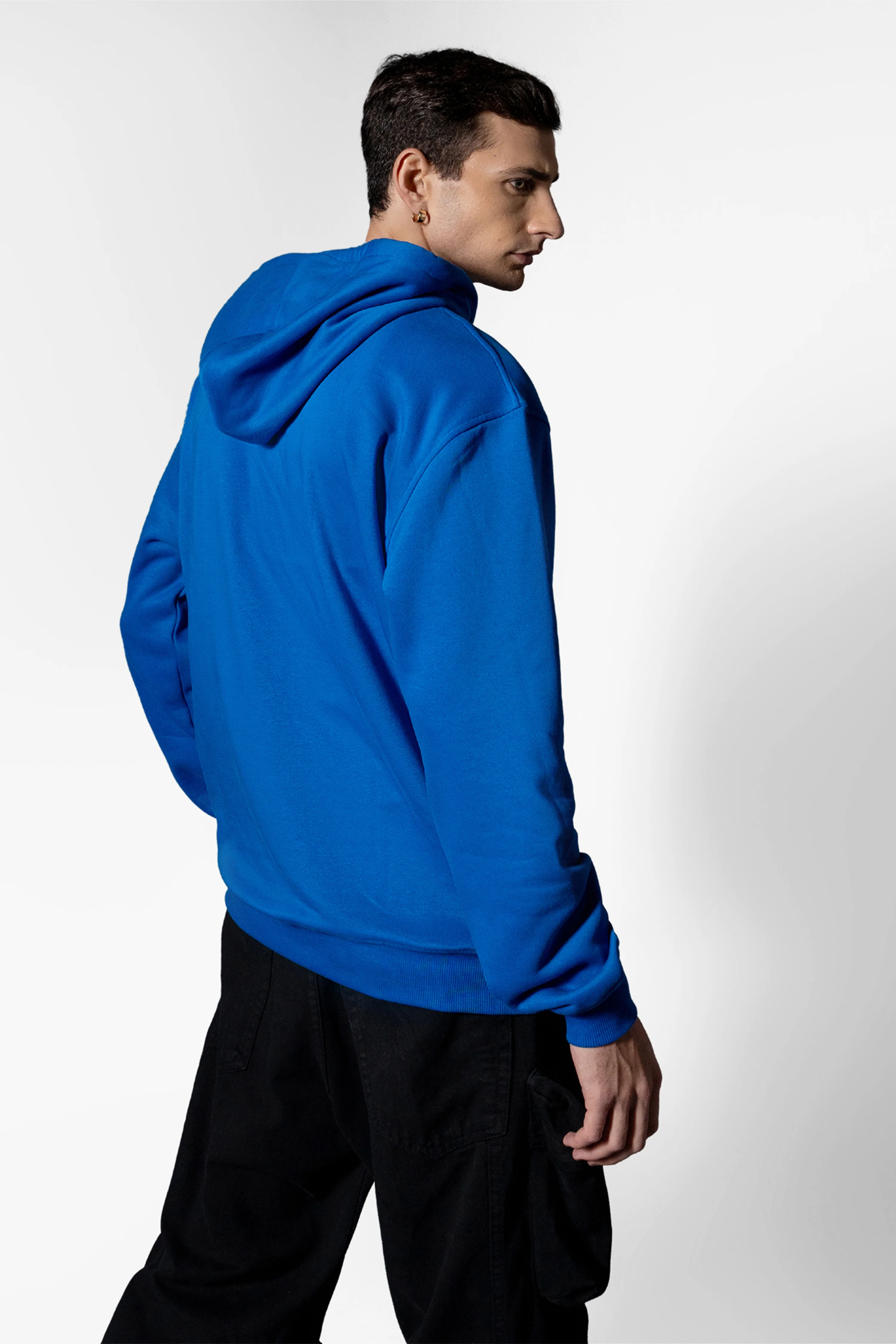 Diode Blue Oversized Hoodies - Image 4