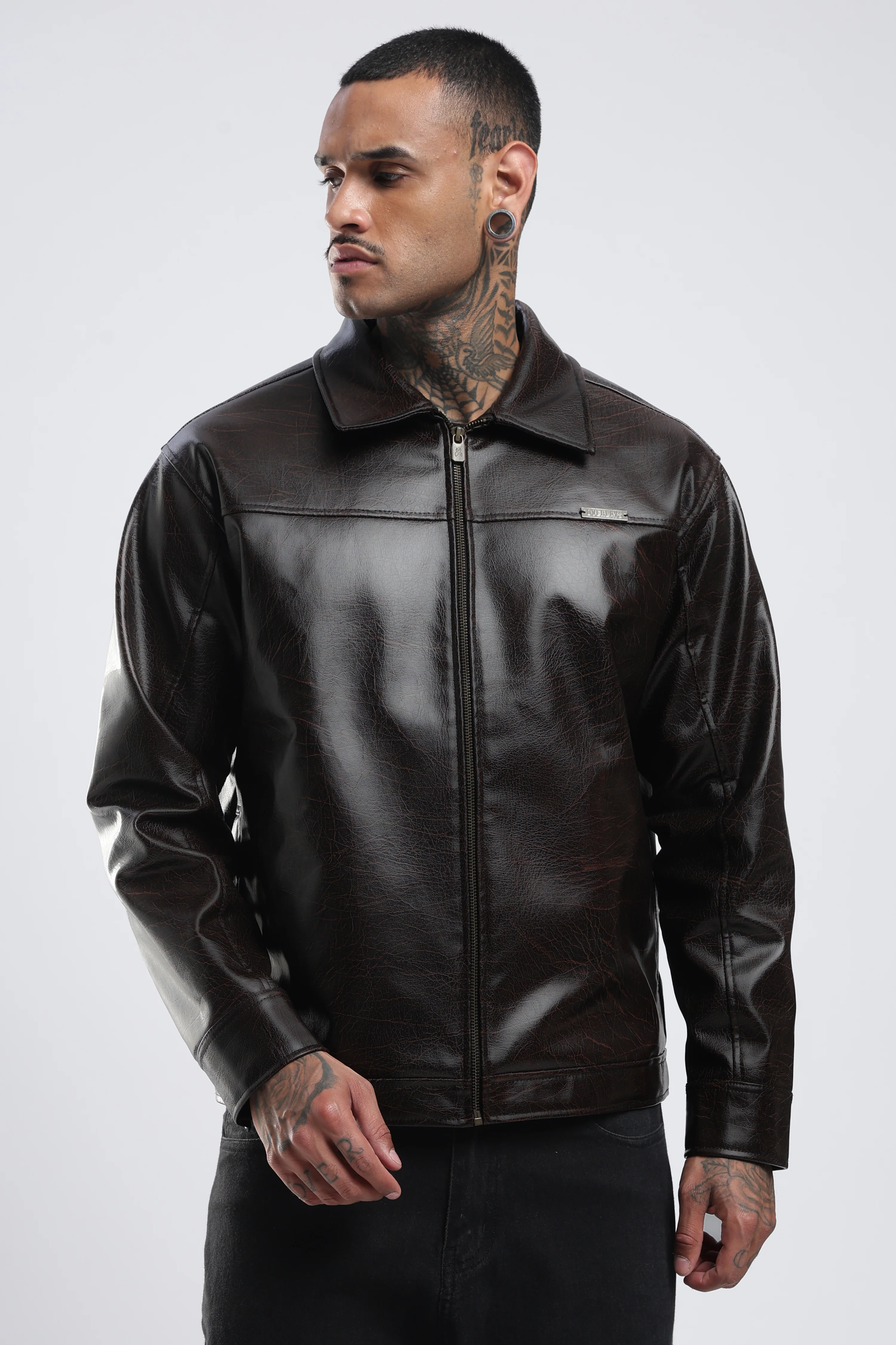 Hazel Miler Brown Textured Jacket - Image 11