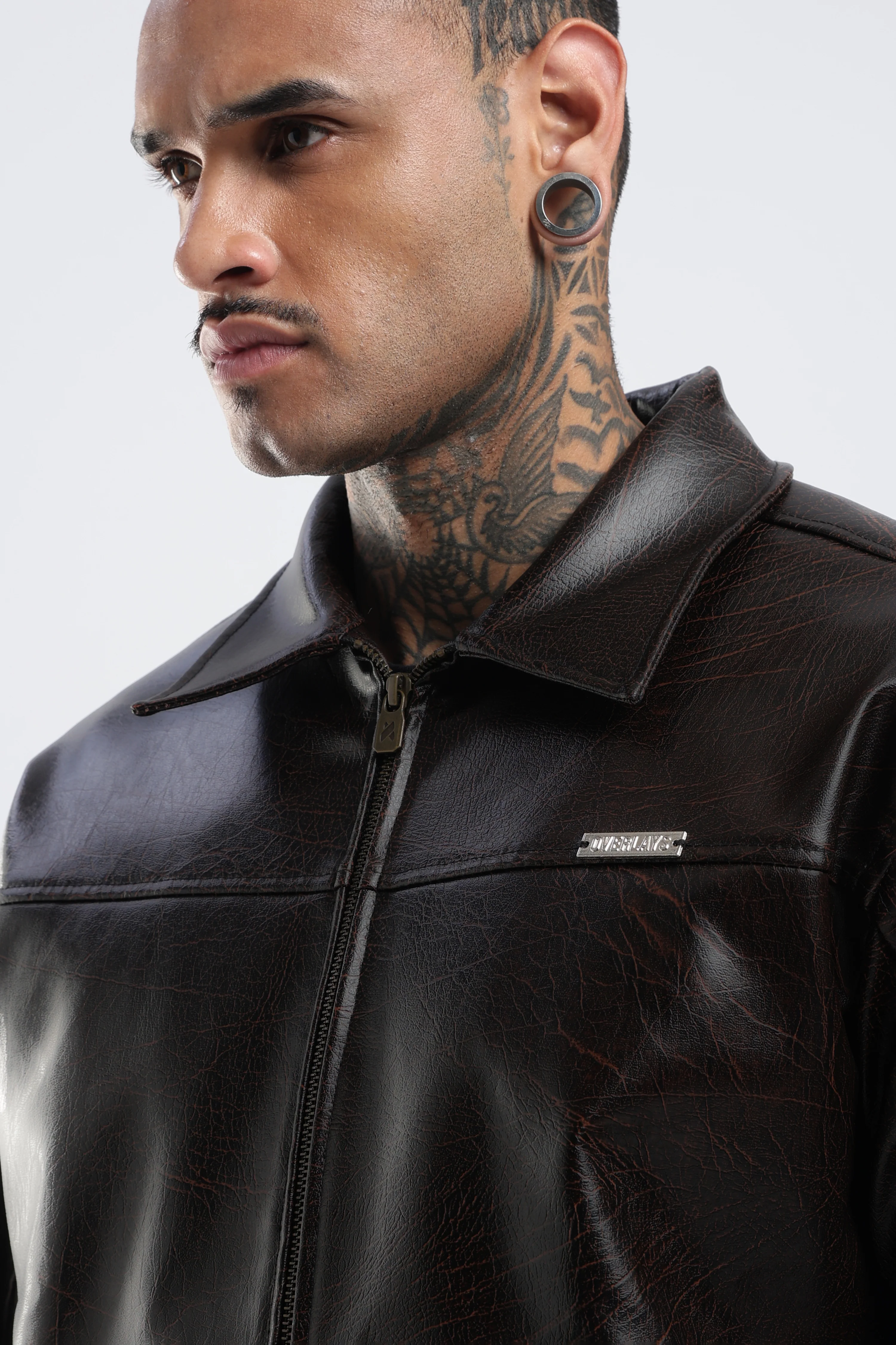 Hazel Miler Brown Textured Jacket - Image 3