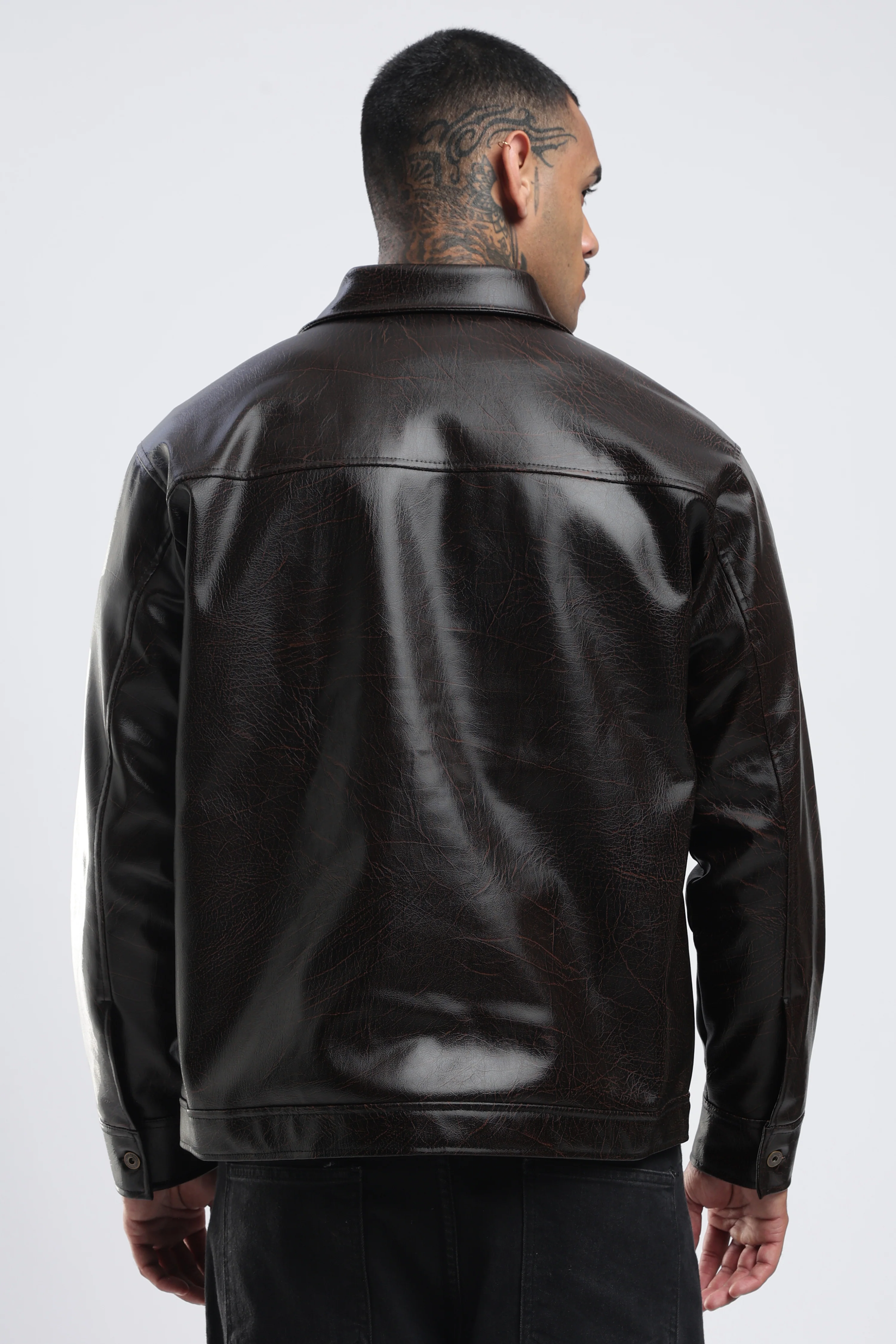 Hazel Miler Brown Textured Jacket - Image 8