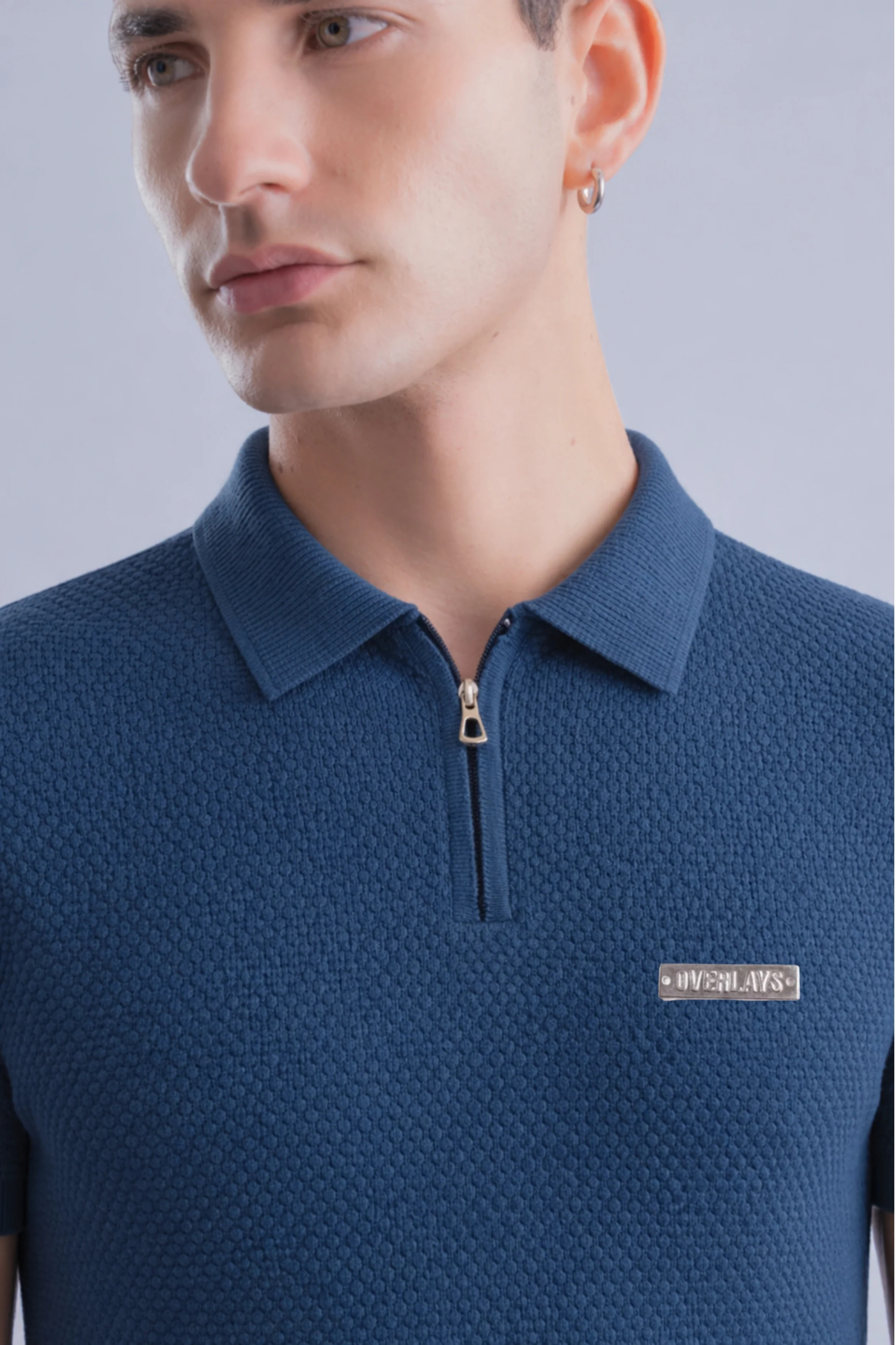 Ocean Dusk Navy Regular Fit Polo - Image 5