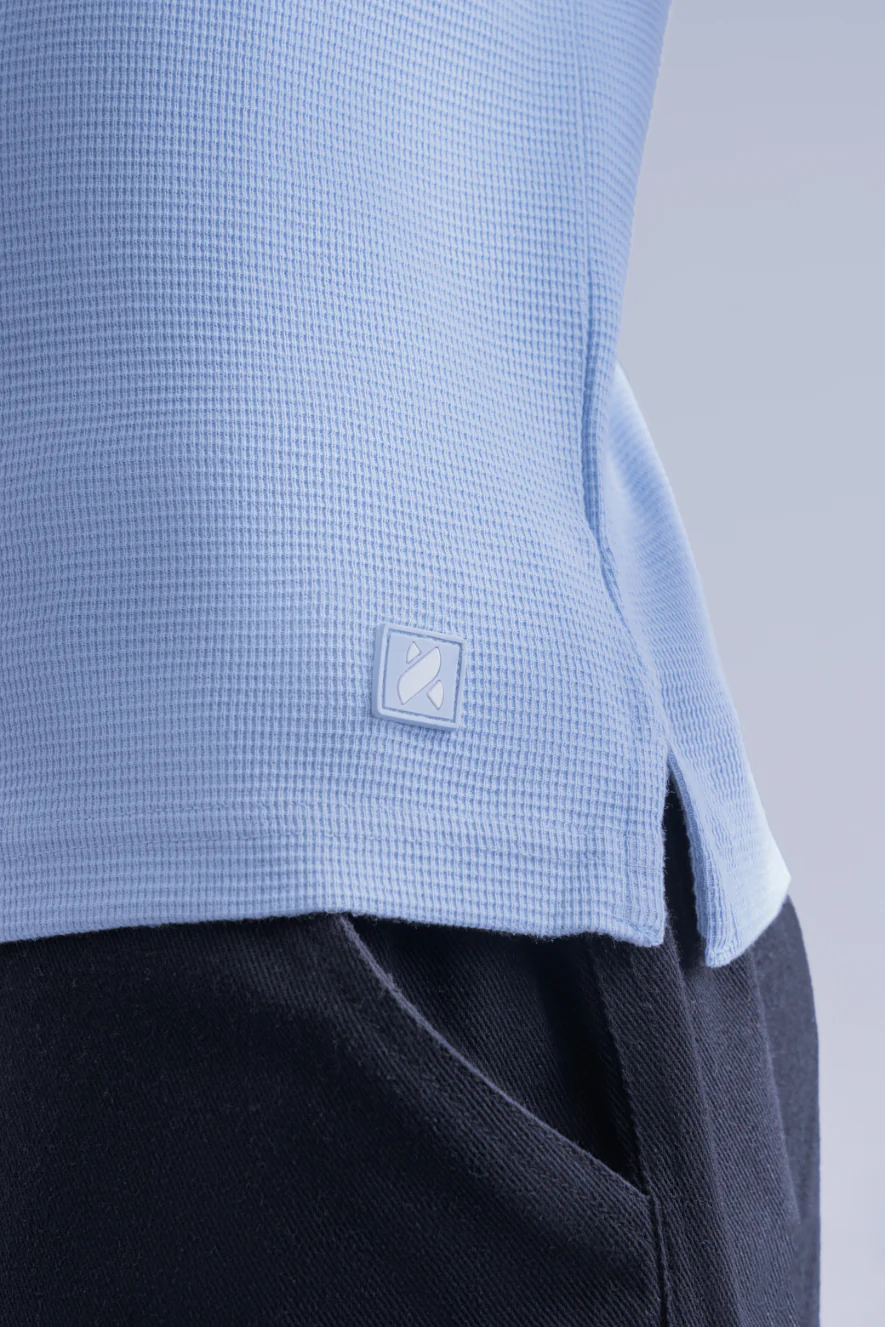 Off-Grid Polo Tshirt - Blue - Image 4
