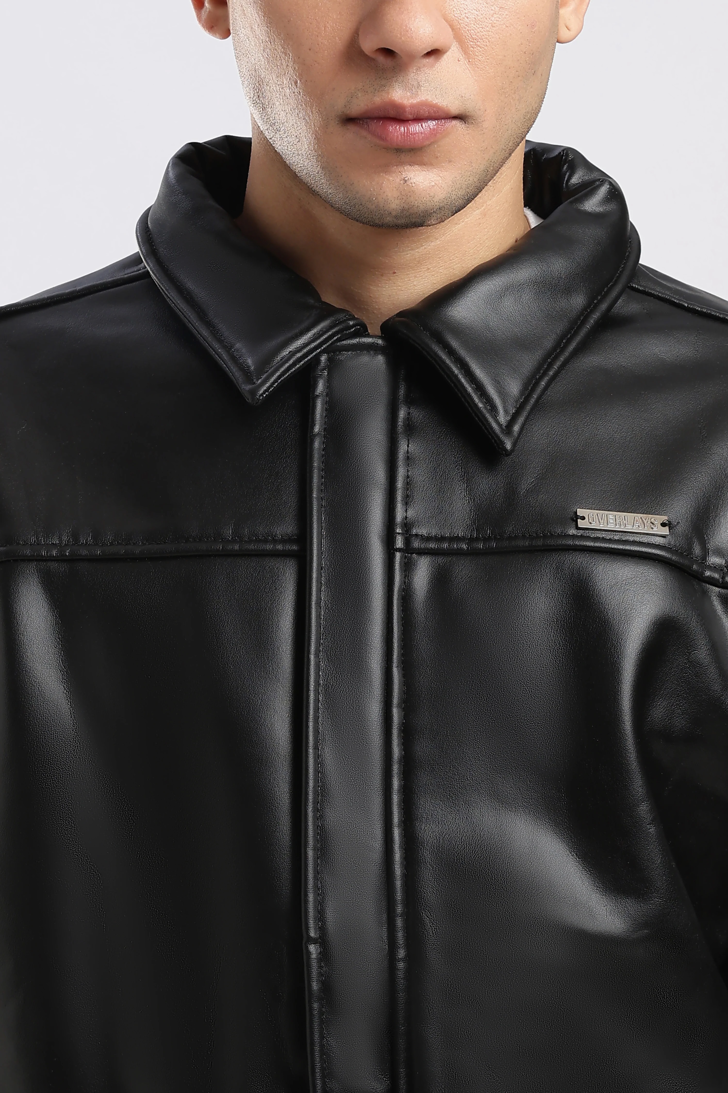Raven Miler Faux Leather Jacket - Image 18