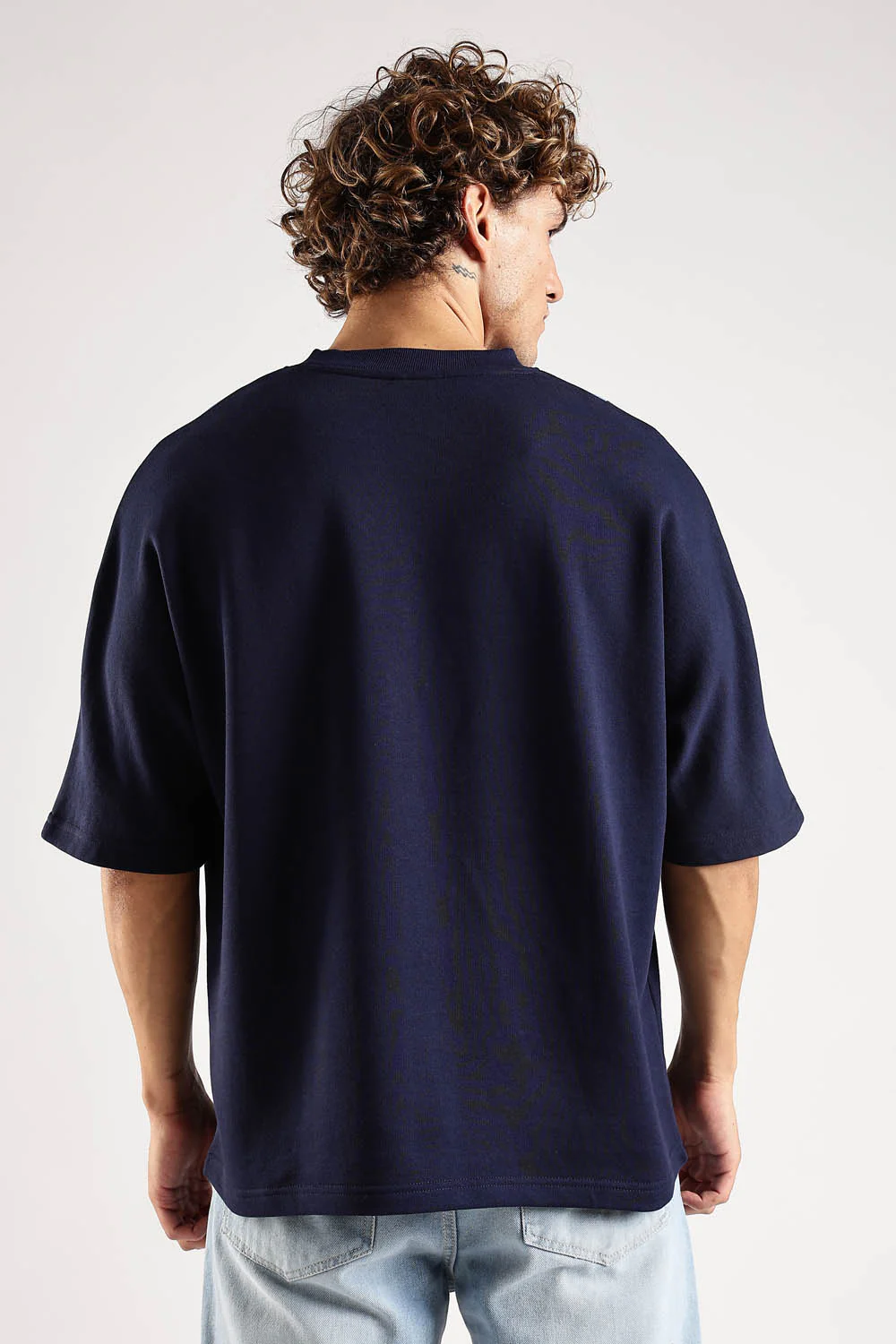 Sky Walker Navy Oversized T-Shirt - Image 11
