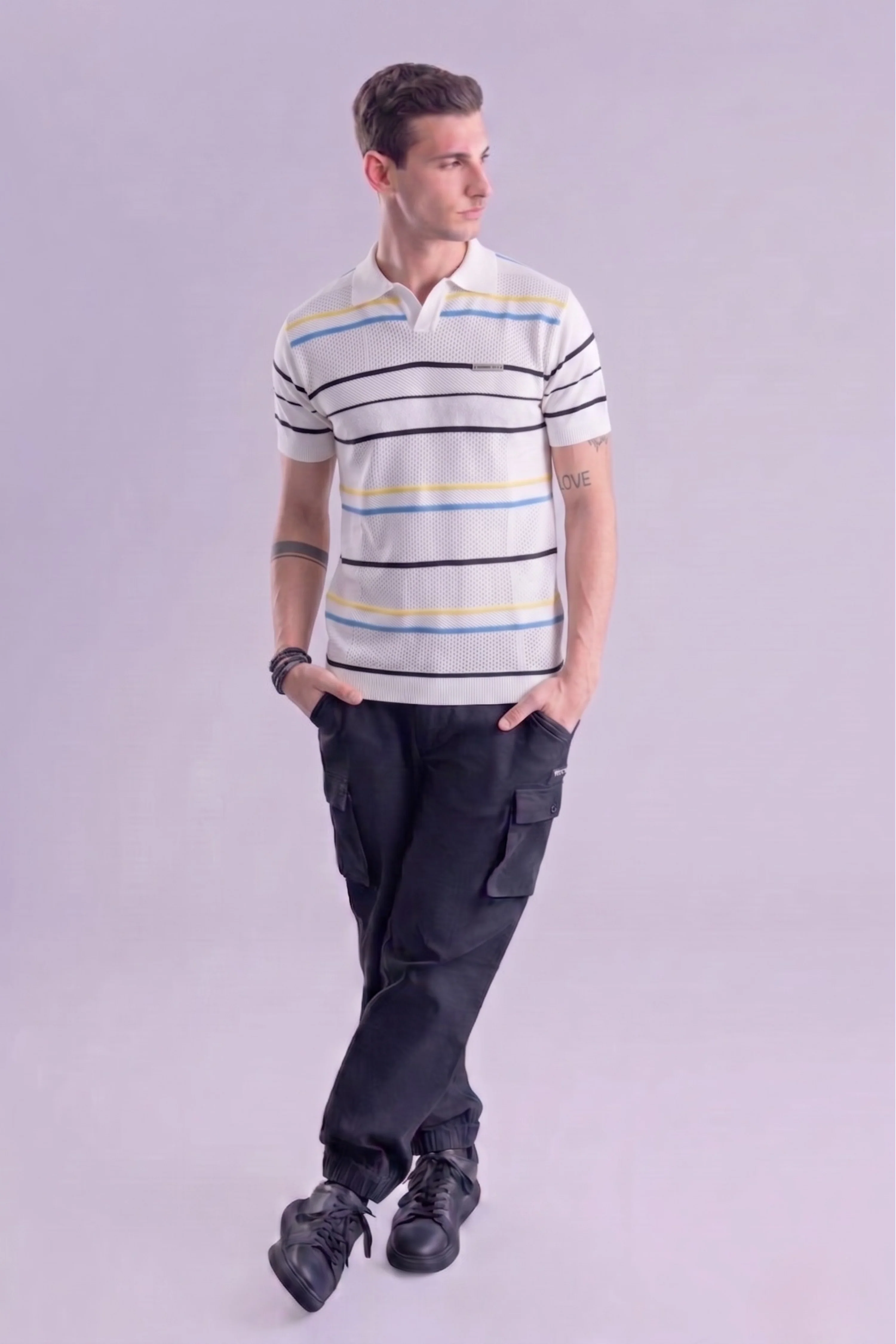 Sun Stripe Regular Fit Polo - Image 5
