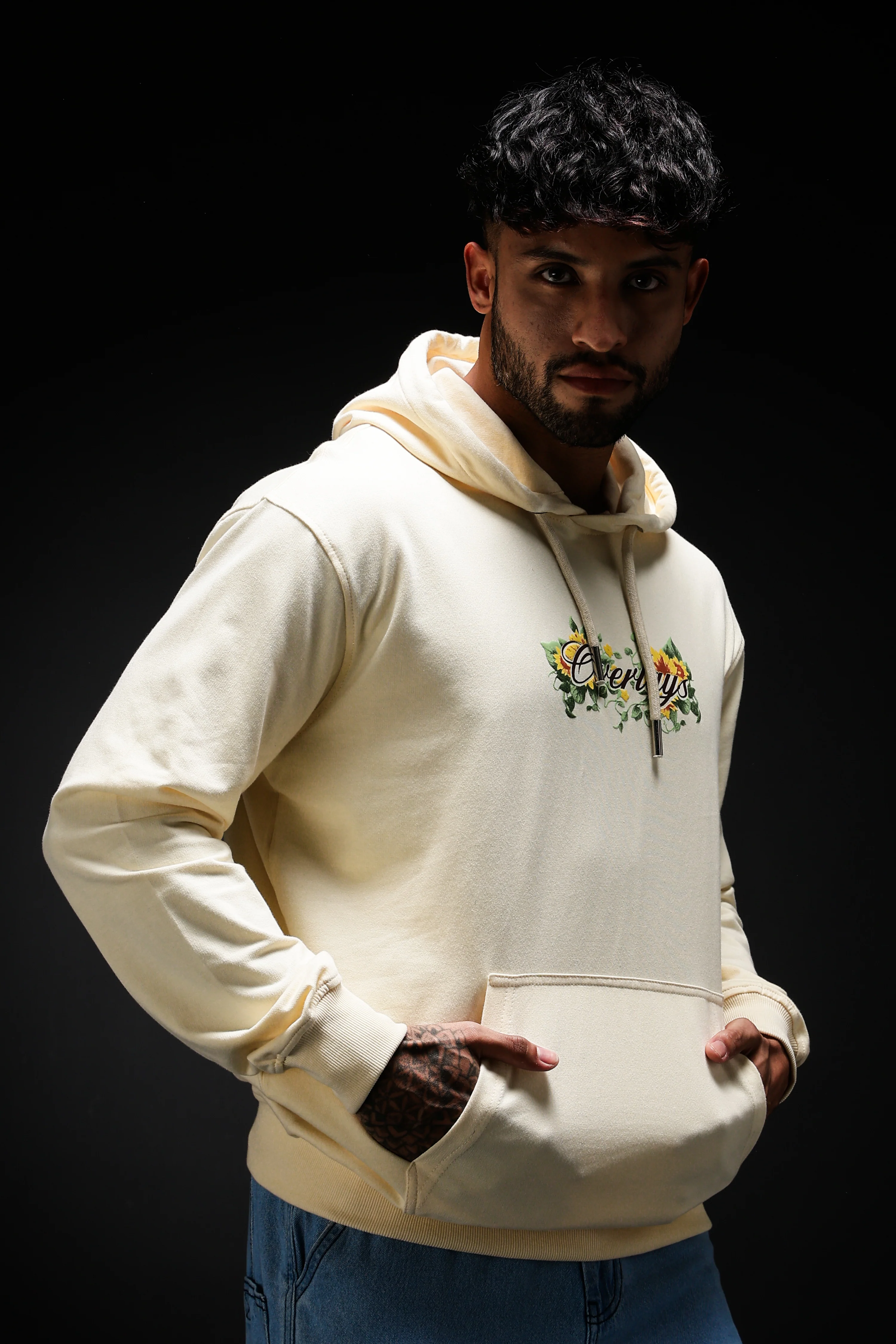 Sunflower Beige Oversized Hoodie - Image 10