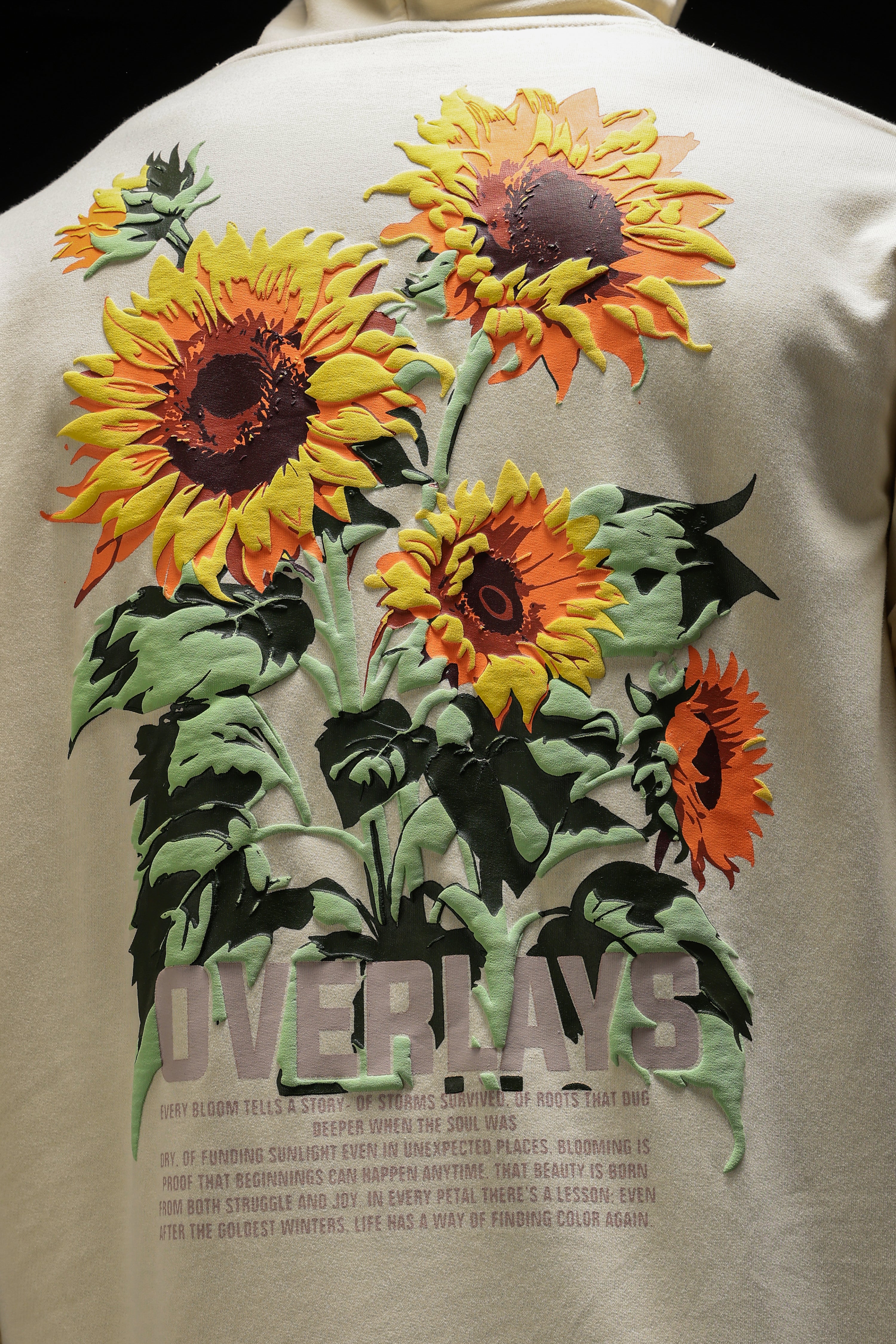 Sunflower Beige Oversized Hoodie - Image 3