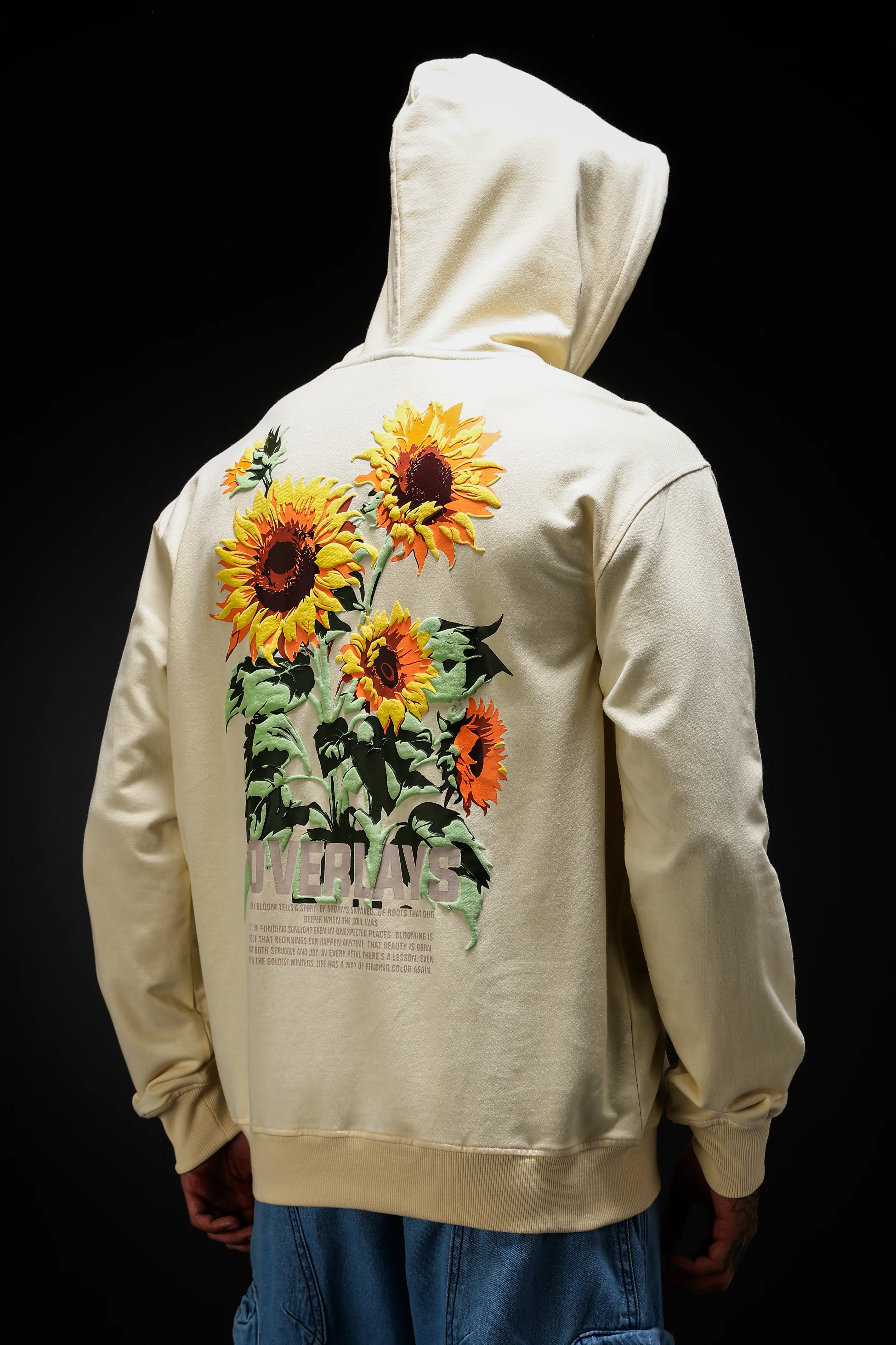 Sunflower Beige Oversized Hoodie - Image 4