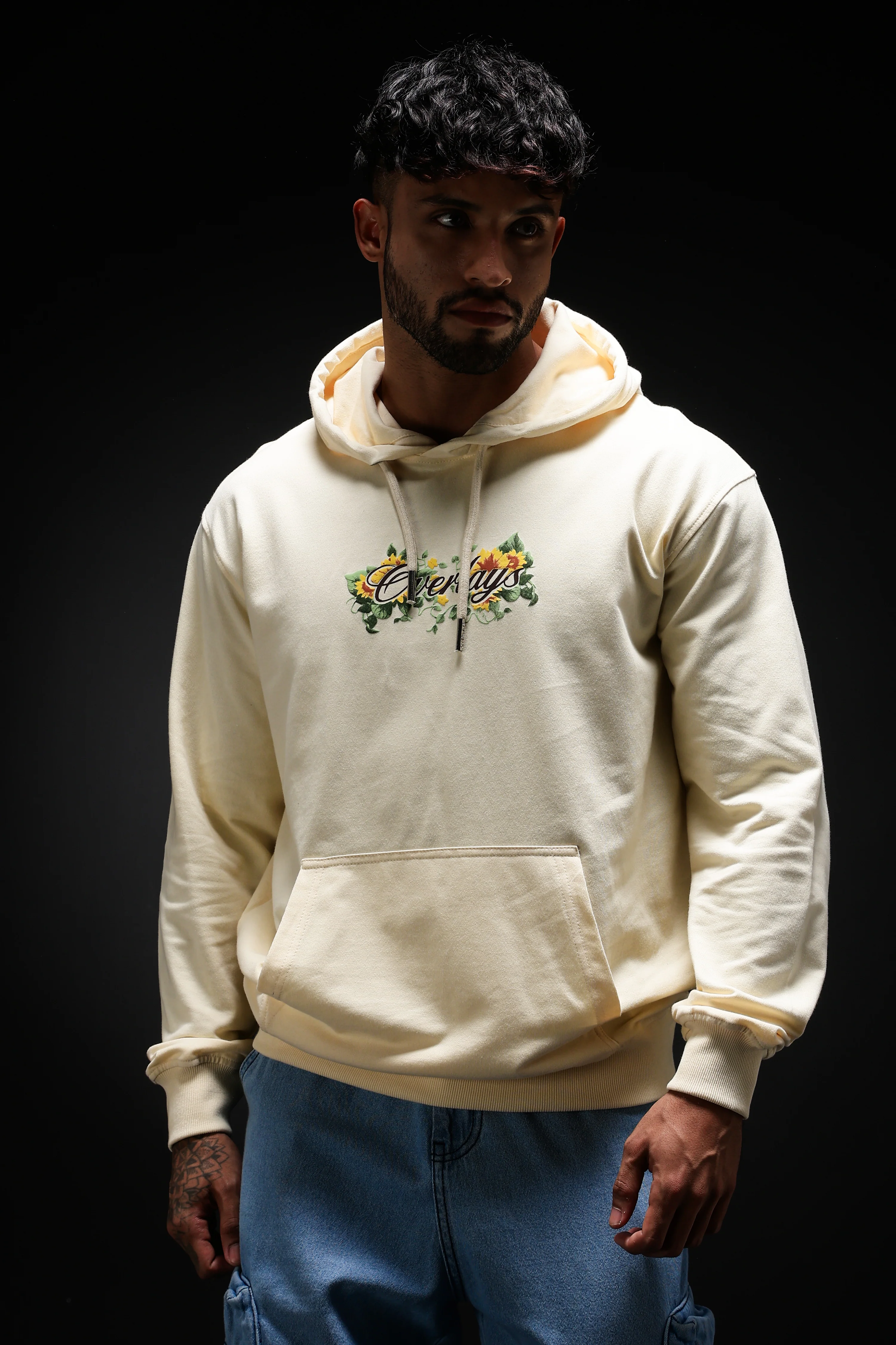 Sunflower Beige Oversized Hoodie - Image 5