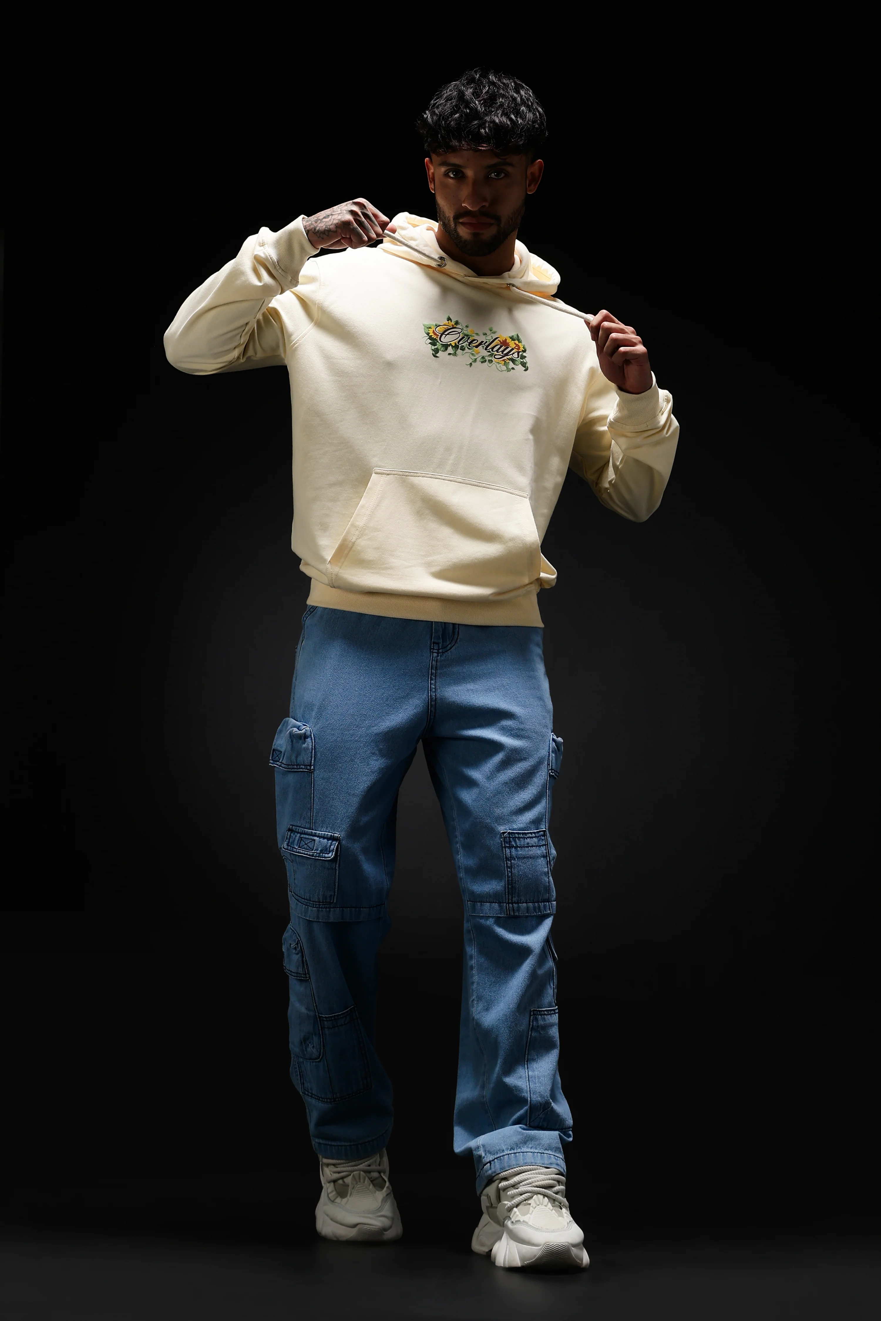Sunflower Beige Oversized Hoodie - Image 7