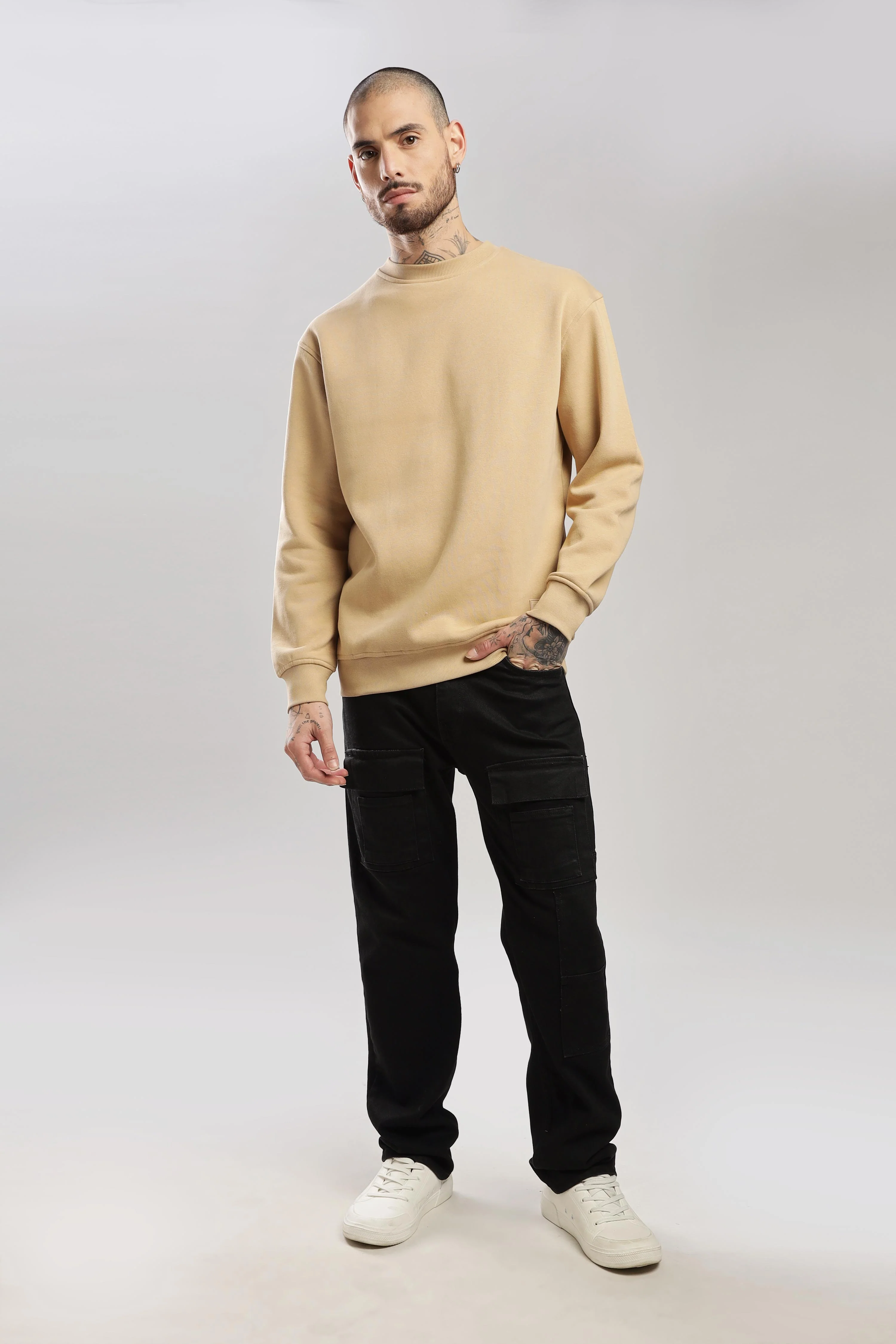 Tan Oversized Sweatshirt - Image 14