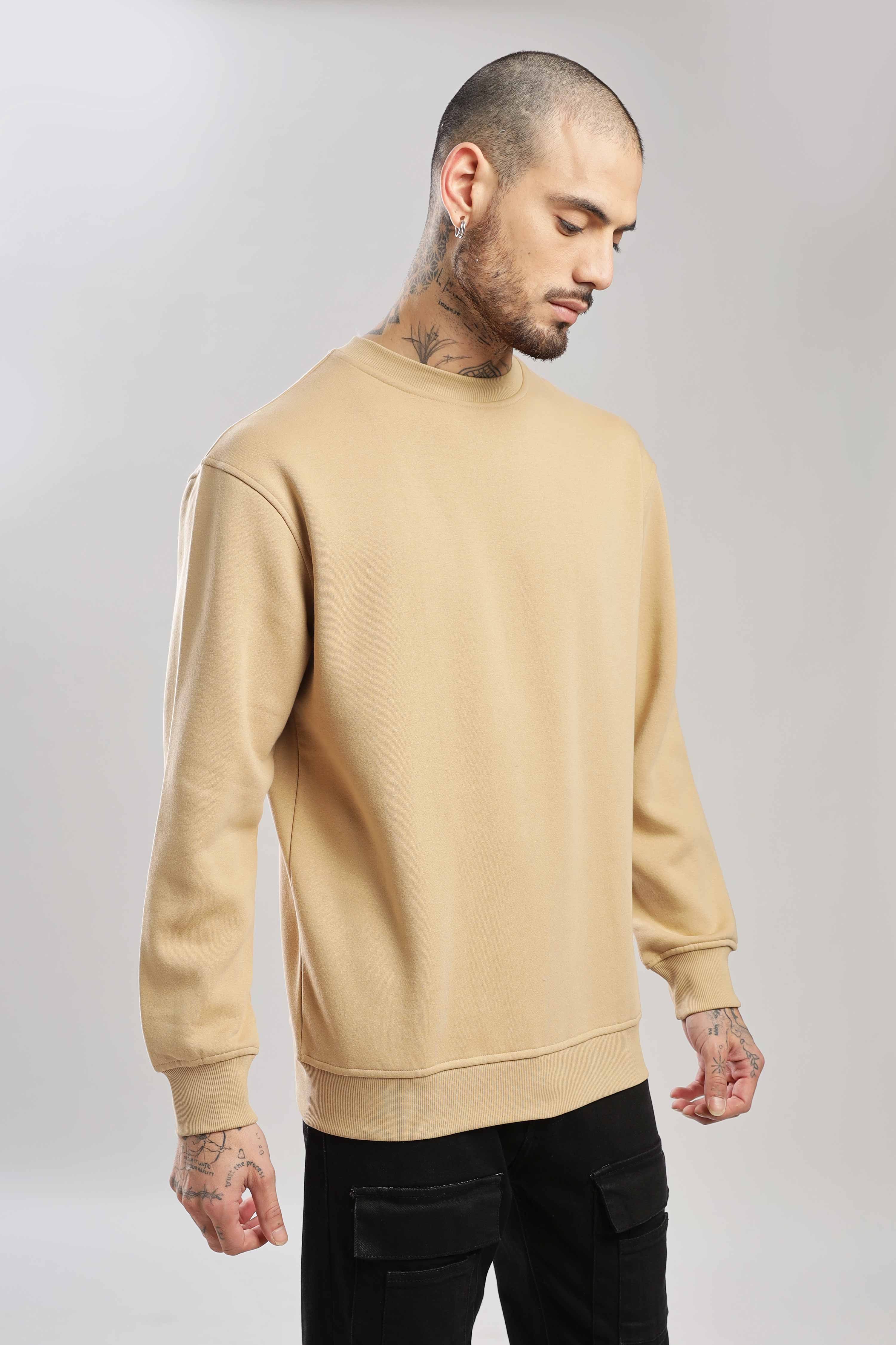 Tan Oversized Sweatshirt - Image 15