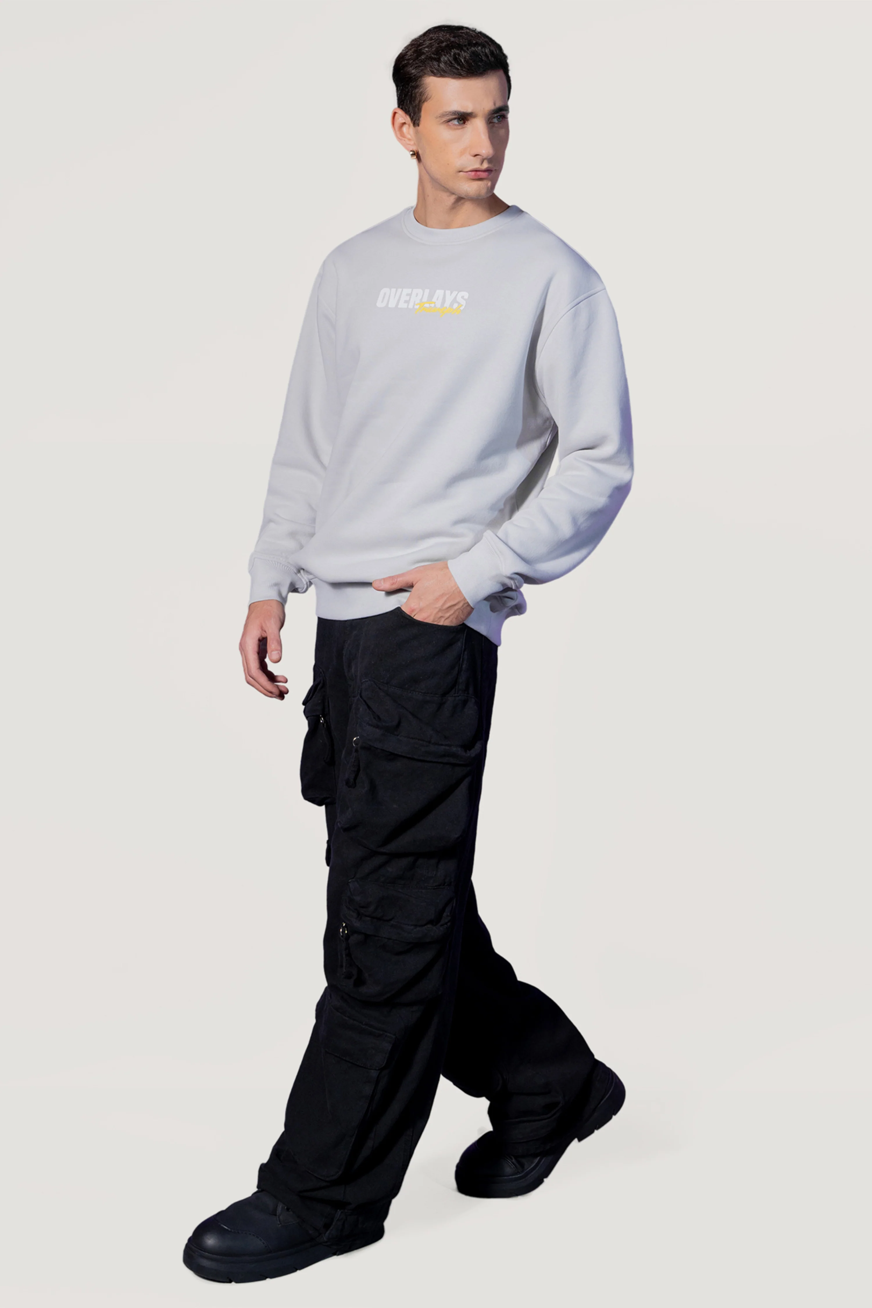 Trumph Grey Sweatshirt - Image 5