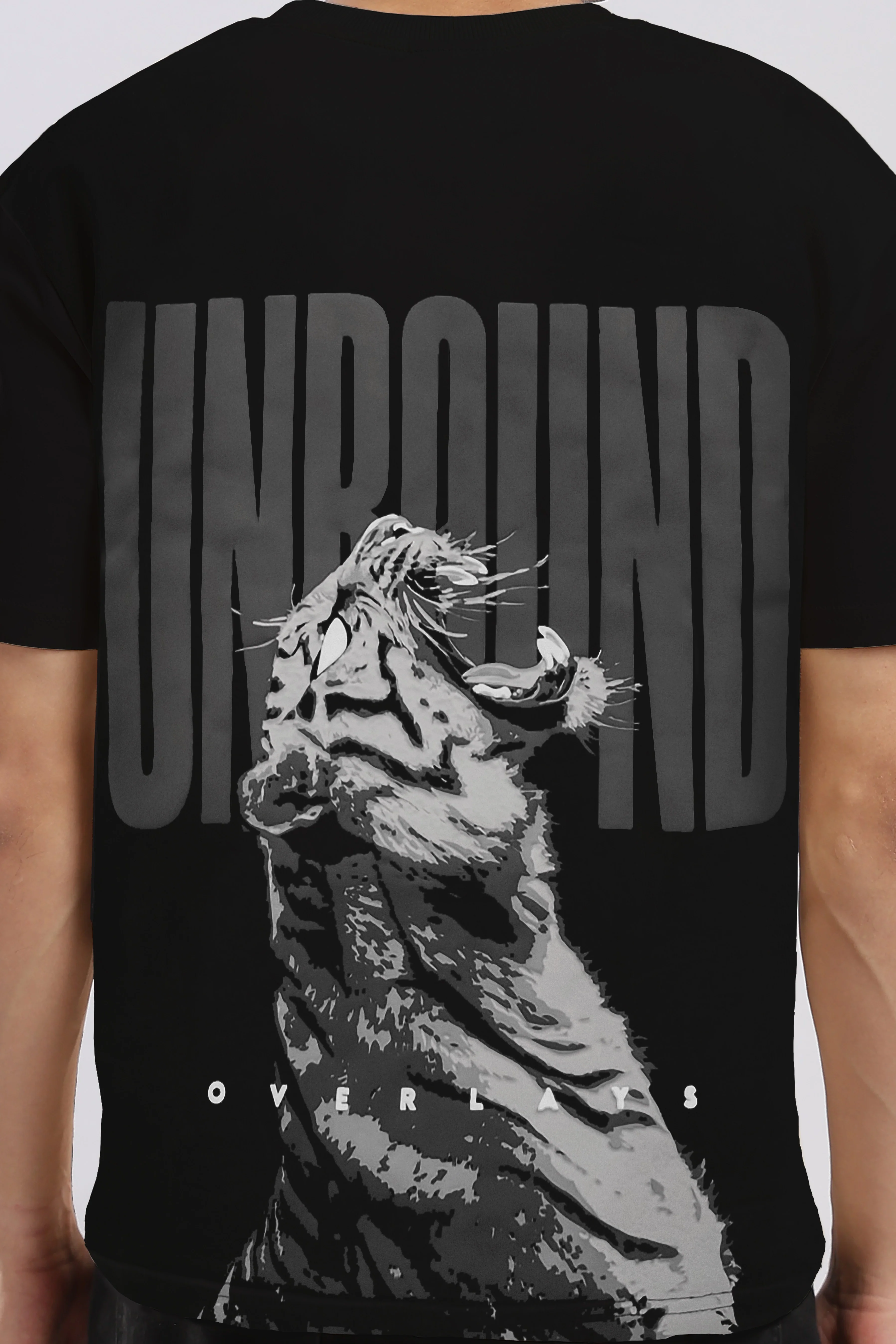 Unbound Uprise Black Relaxed Fit T-shirt - Image 3