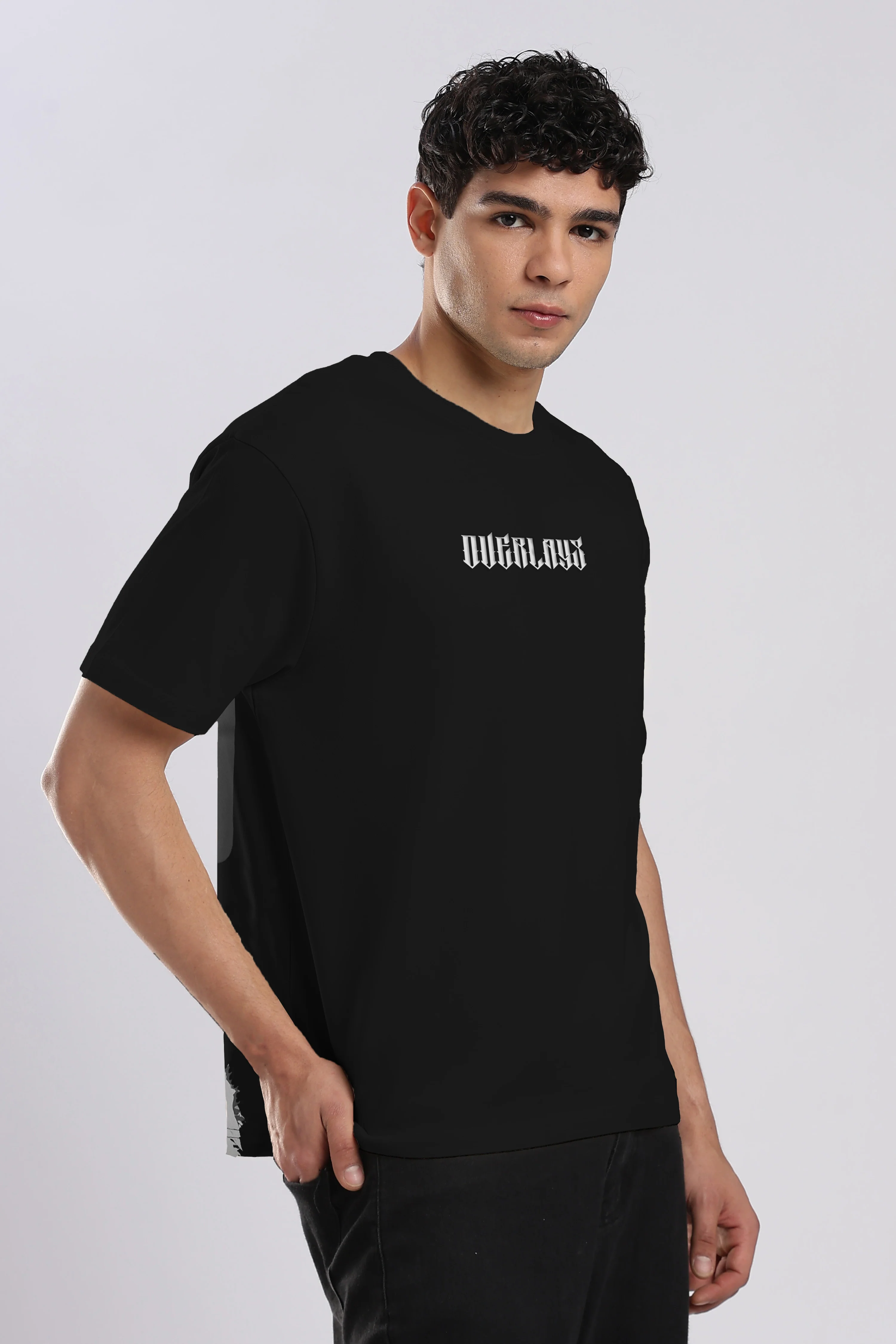 Unbound Uprise Black Relaxed Fit T-shirt - Image 6