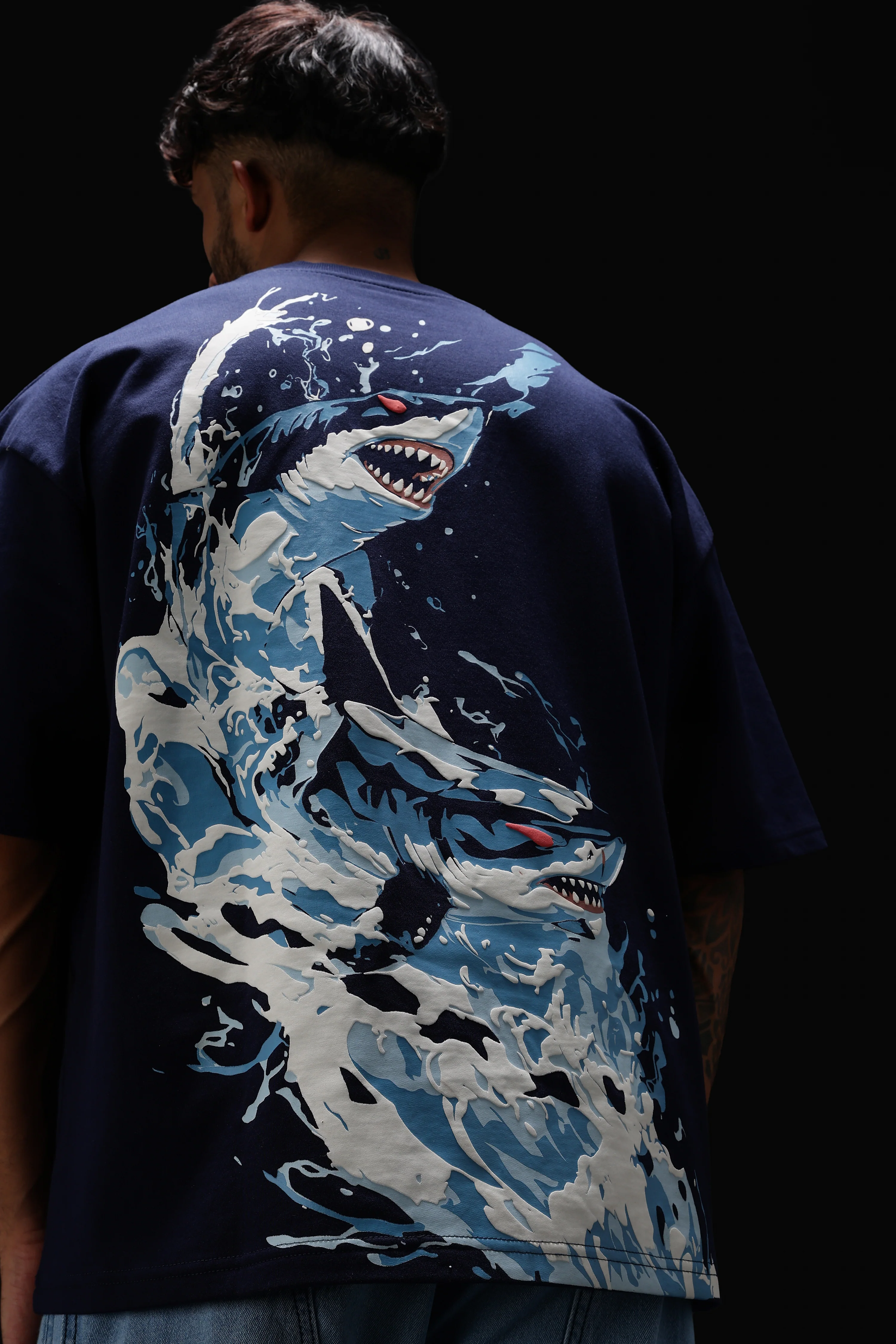 Wave Hunter Oversized T-shirt - Image 3