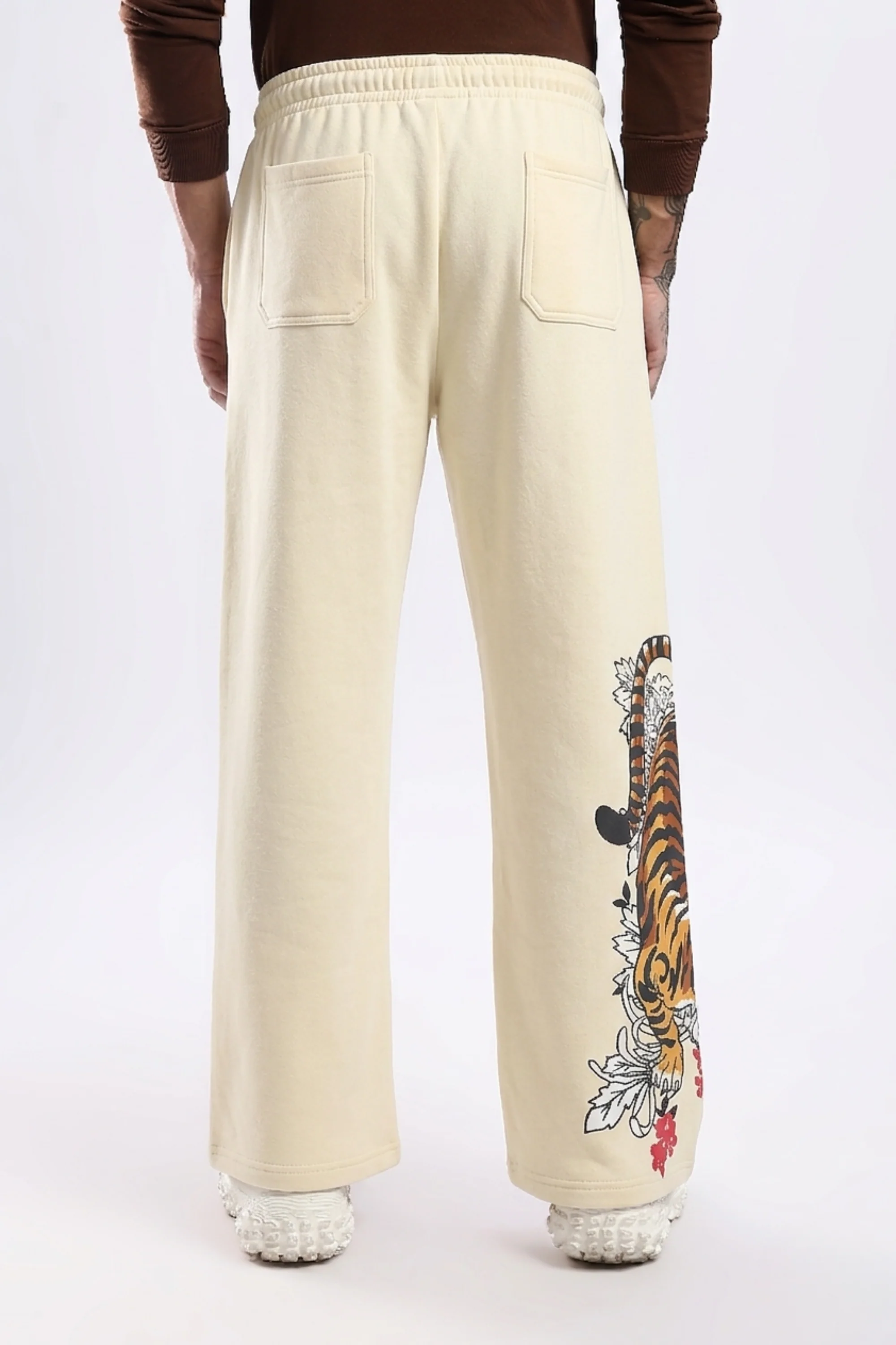 Wild Drift Beige Joggers - Image 6