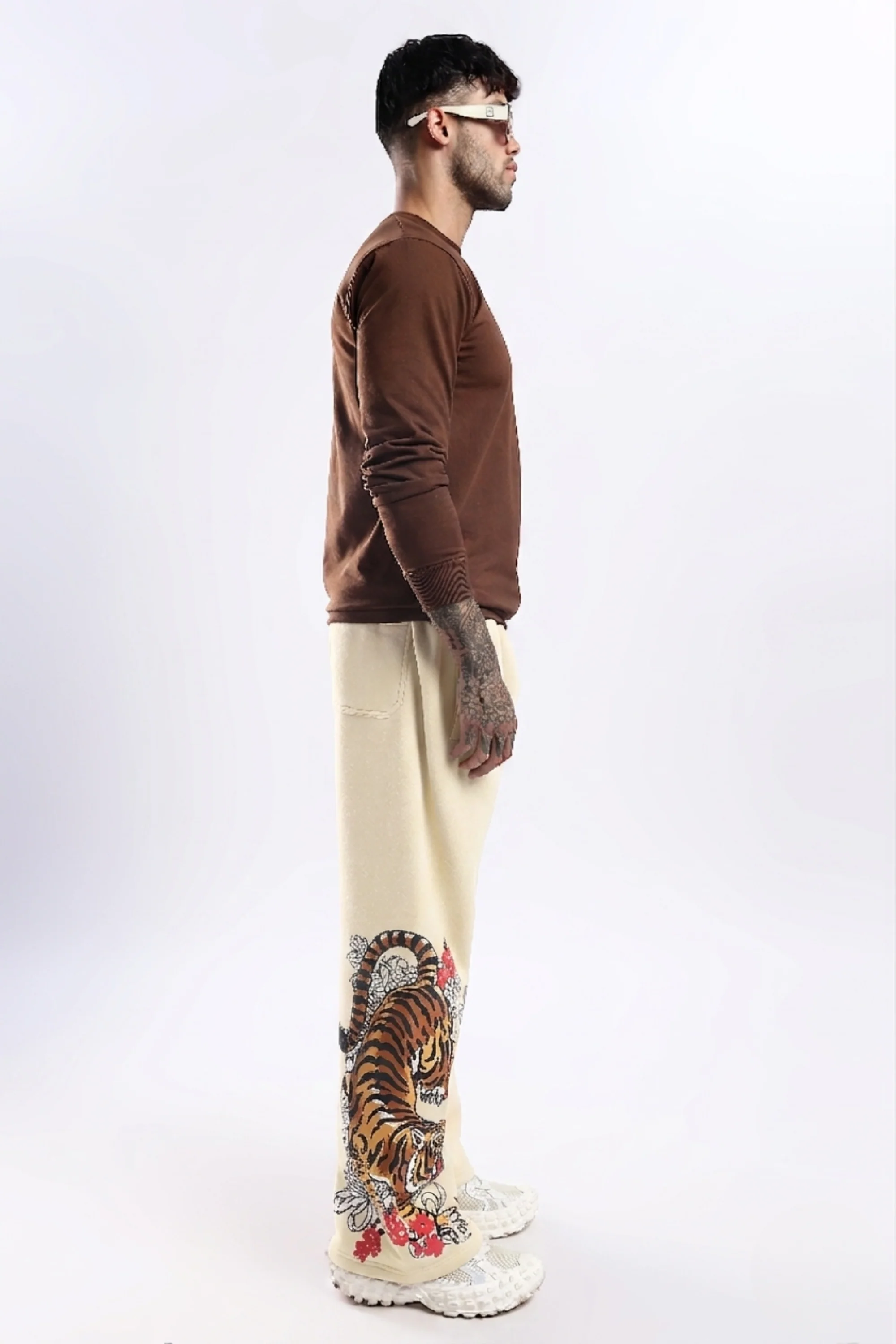 Wild Drift Beige Joggers - Image 7
